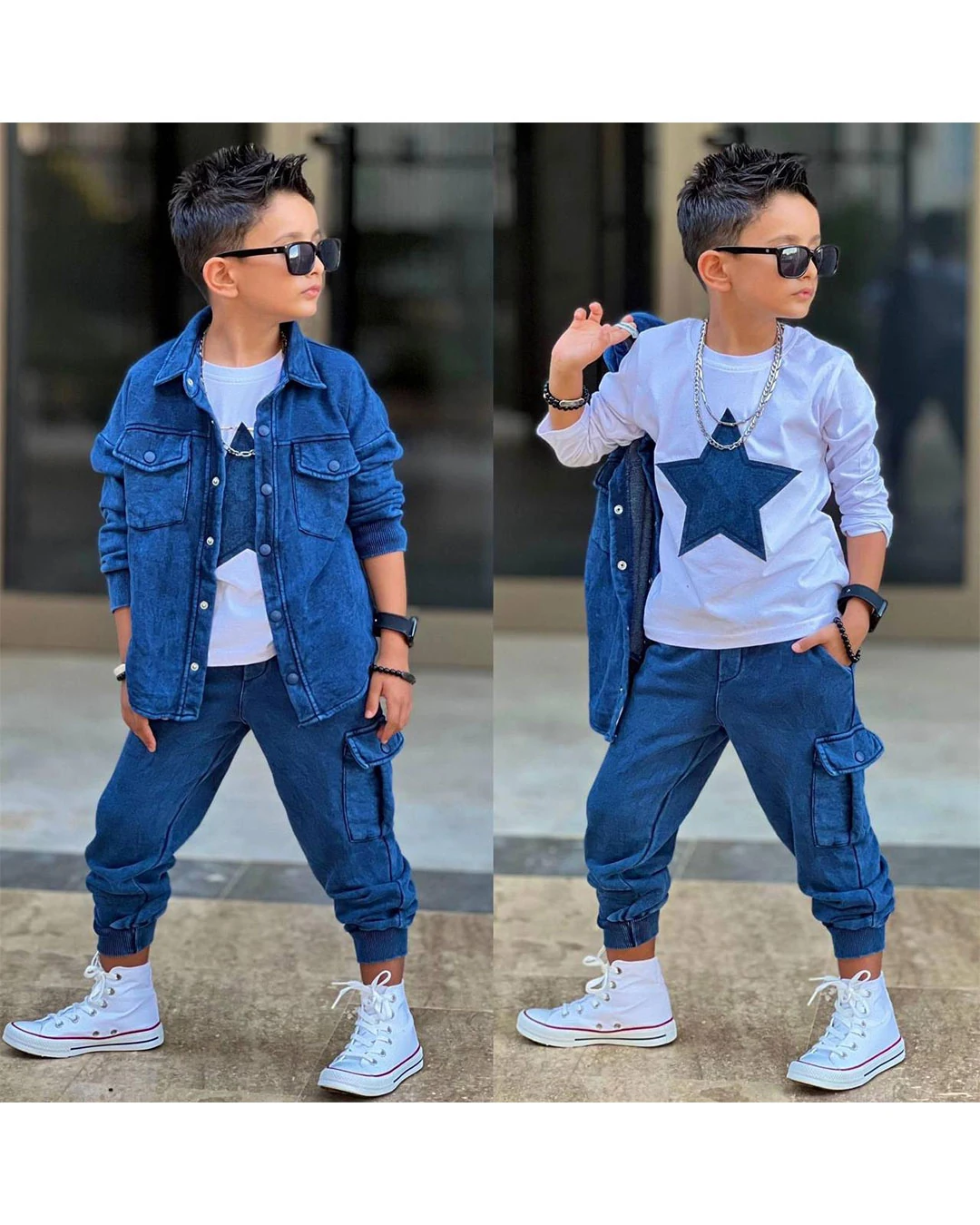 Yıldız Temalı 3'lü Takım/3 İplik 