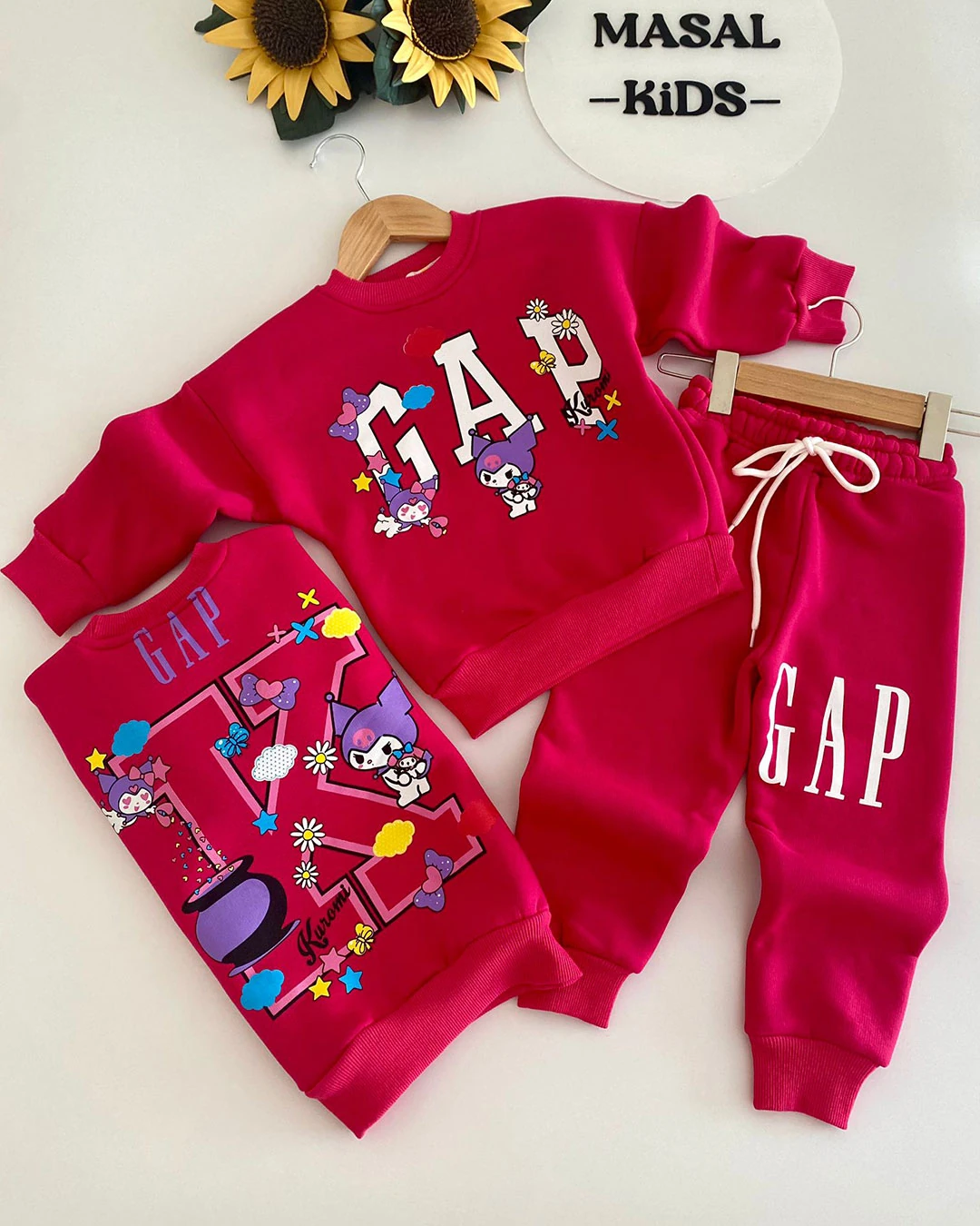 Gp 3 İplik Şardonlu Kız Takımı