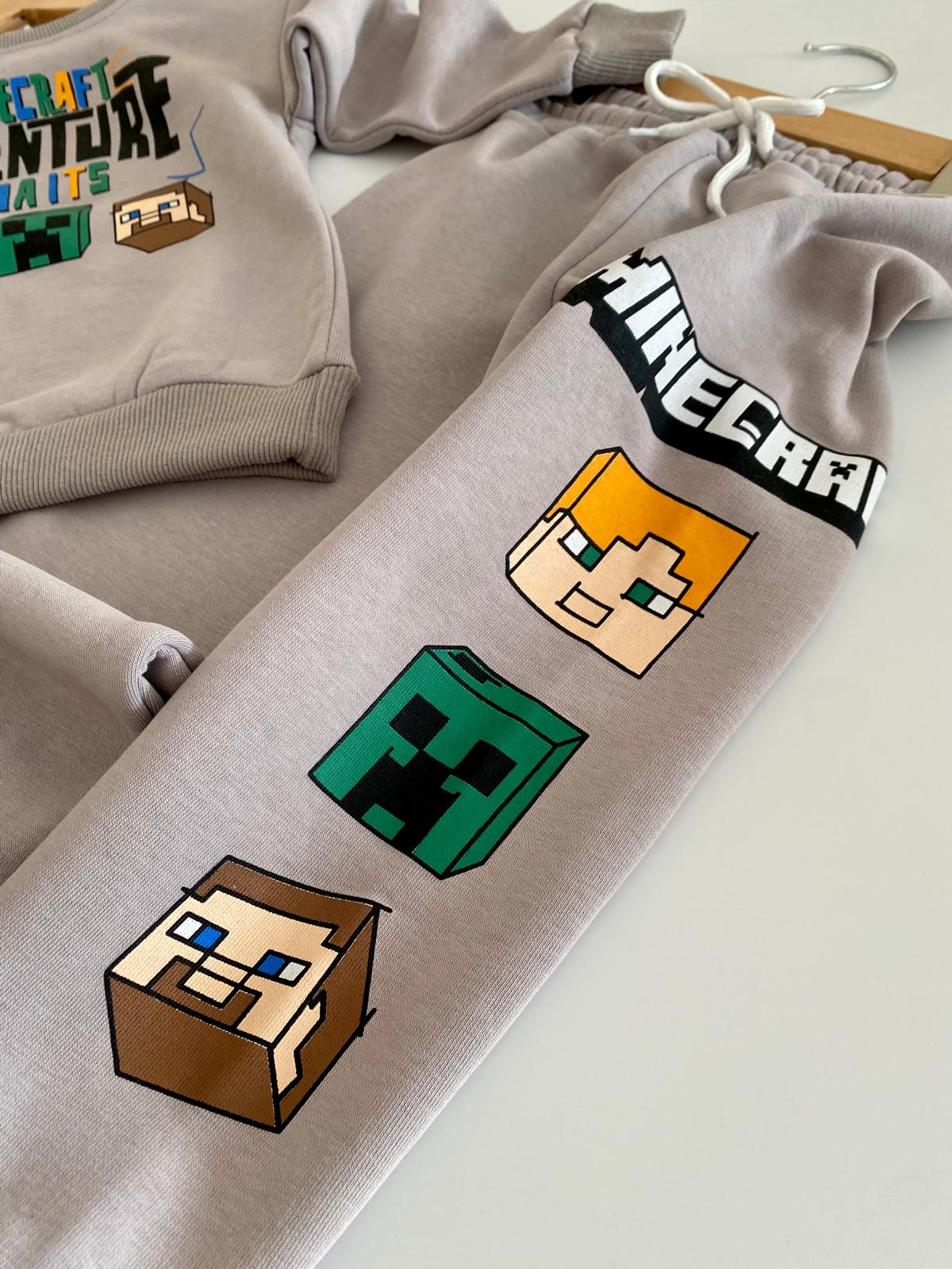 Adventure Baskılı 3 İplik Şardonlu Takım