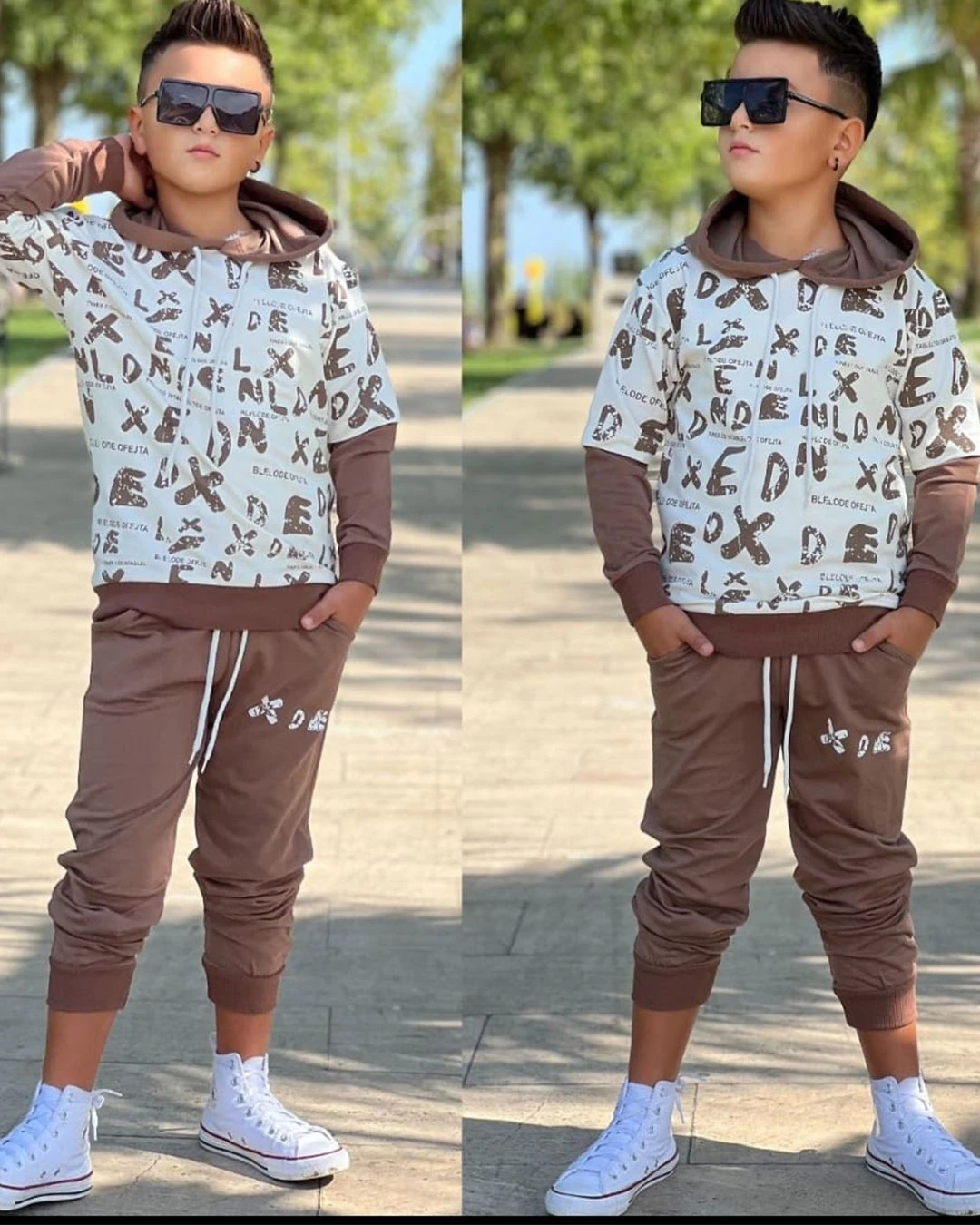 Karışık Harf Baskılı İkili Takım