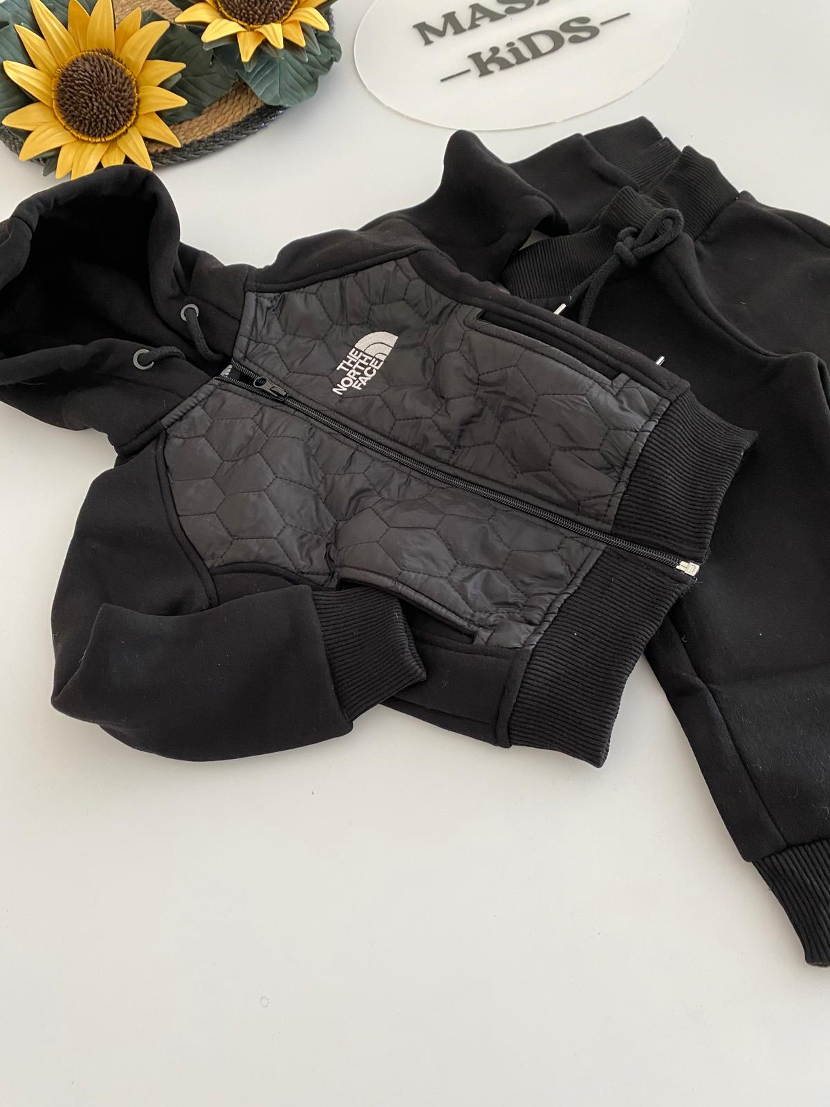 Kapitone Kapşonlu Şardonlu Alt Üst Takım