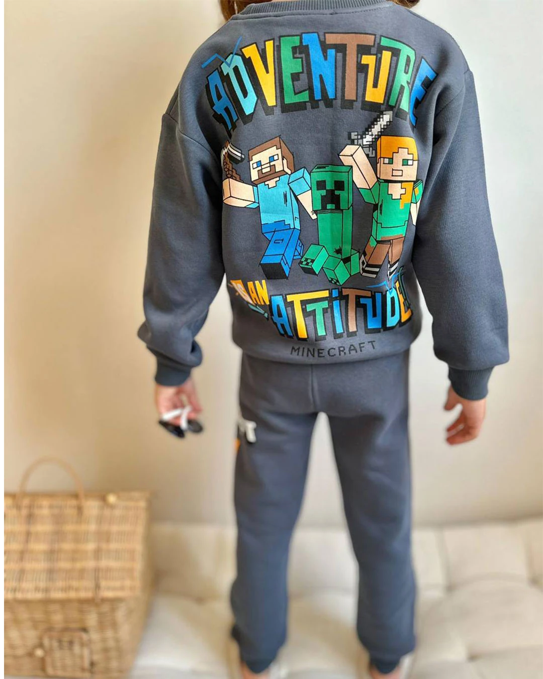 Adventure Baskılı 3 İplik Şardonlu Takım