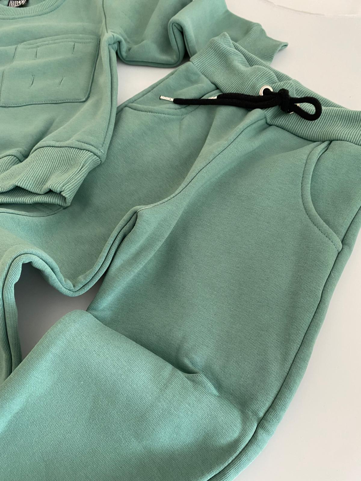 Yeşil Renk Şardondlu İkili Takım