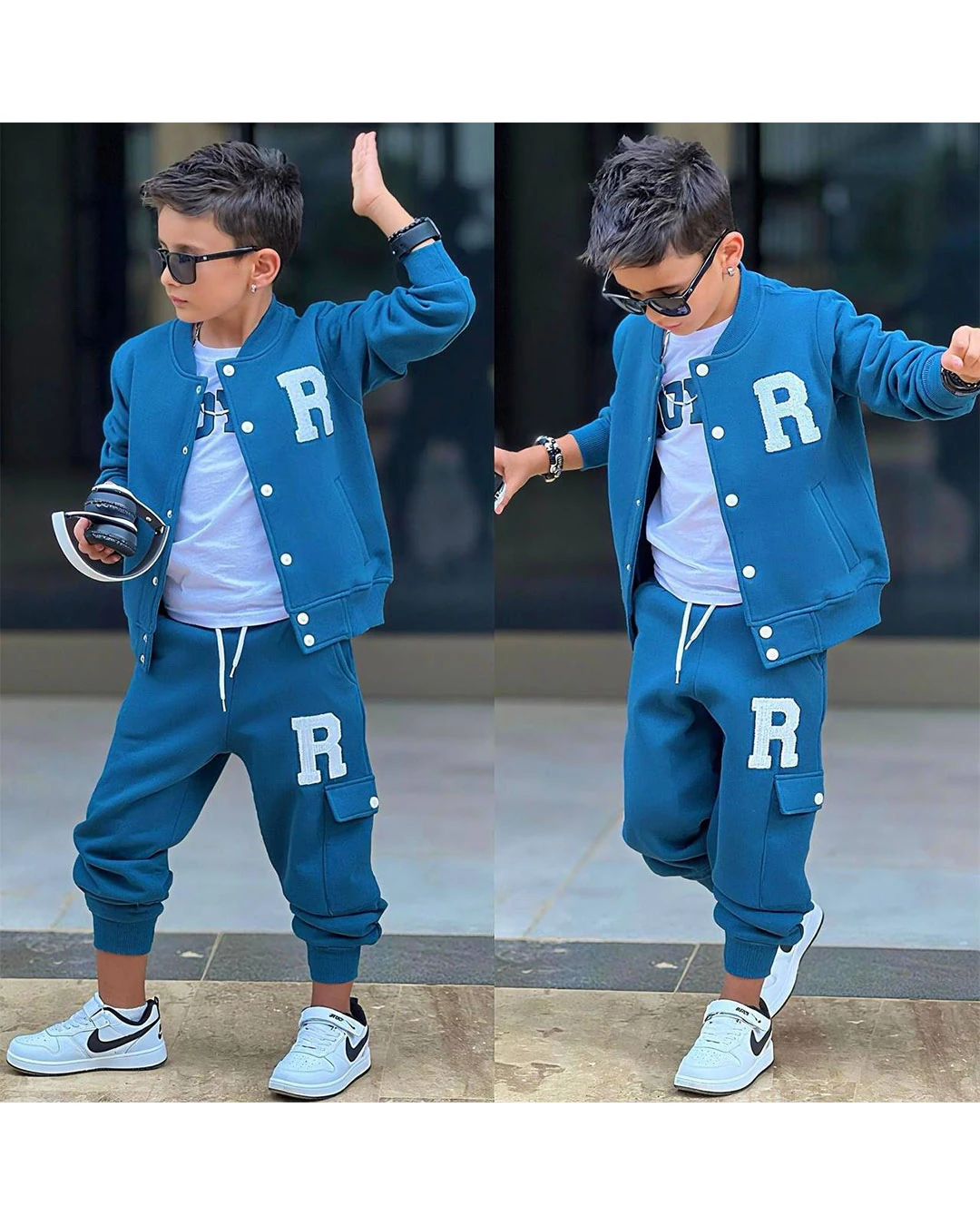 Royal Kolej Takım/3 İp Şardonlu Kumaş