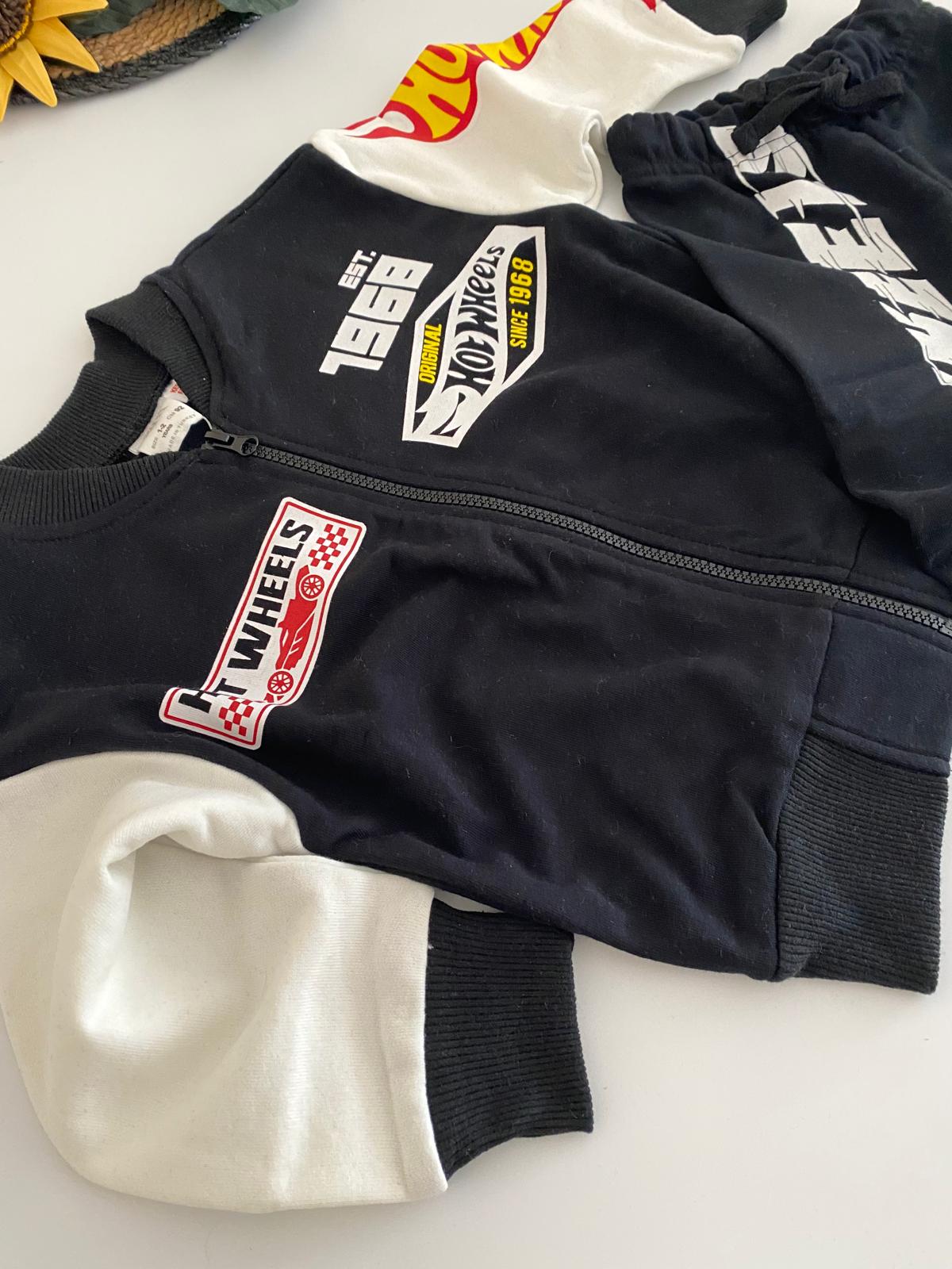 Fermuarlı Ceketli İkili Takım