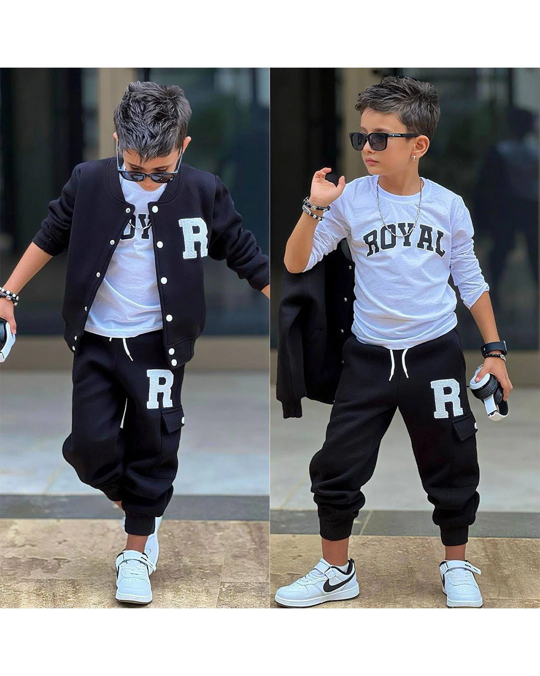 Royal Kolej Takım/3 İp Şardonlu Kumaş