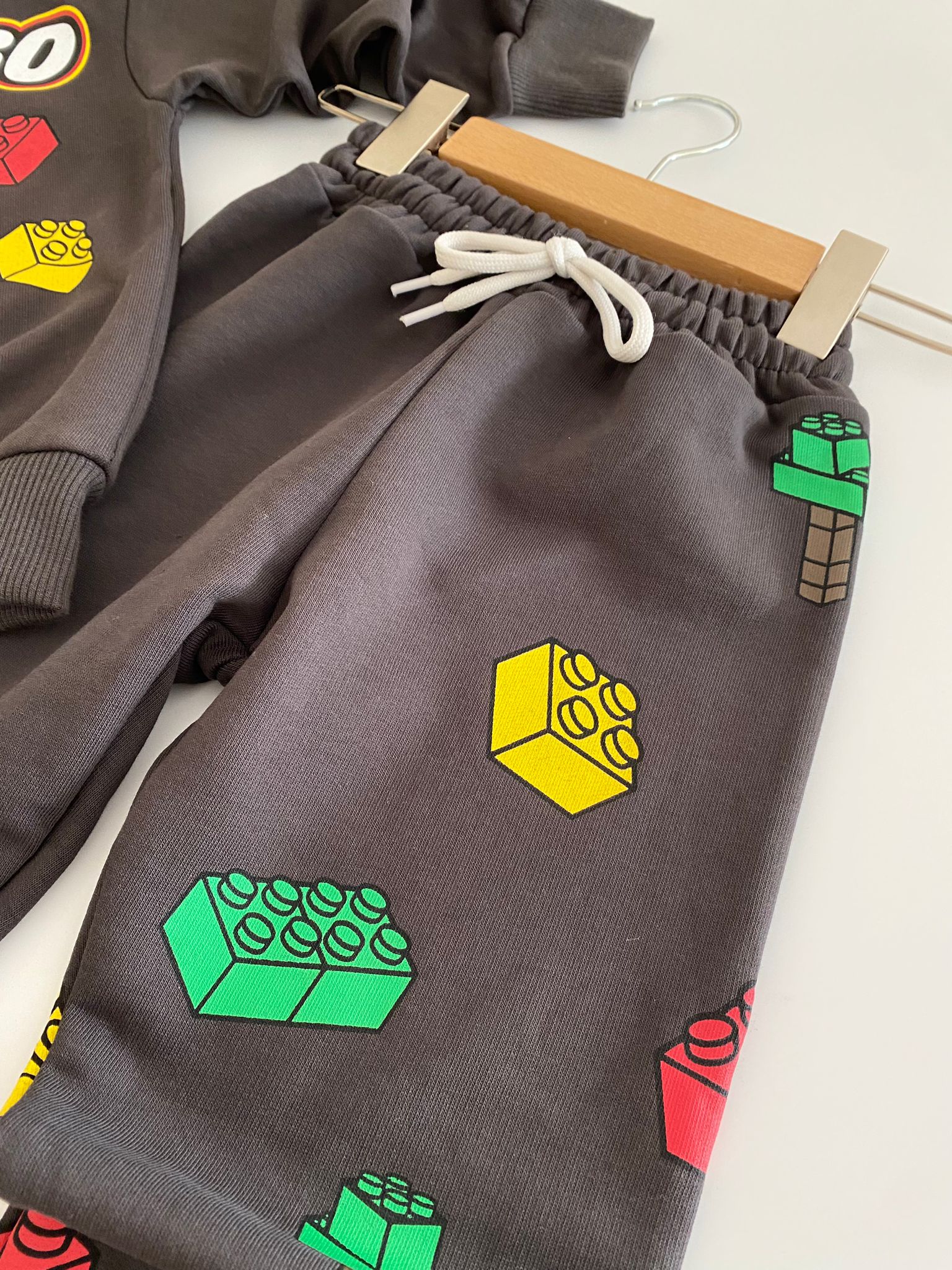 Lego Baskılı 3 İplik Erkek Takım