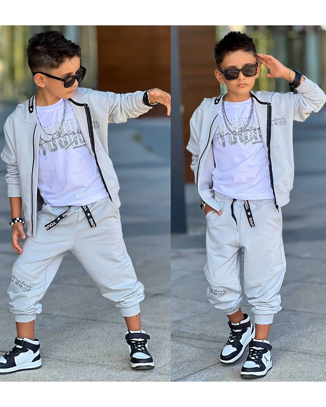 Young Kapşonlu 3'lü Kombin Takım