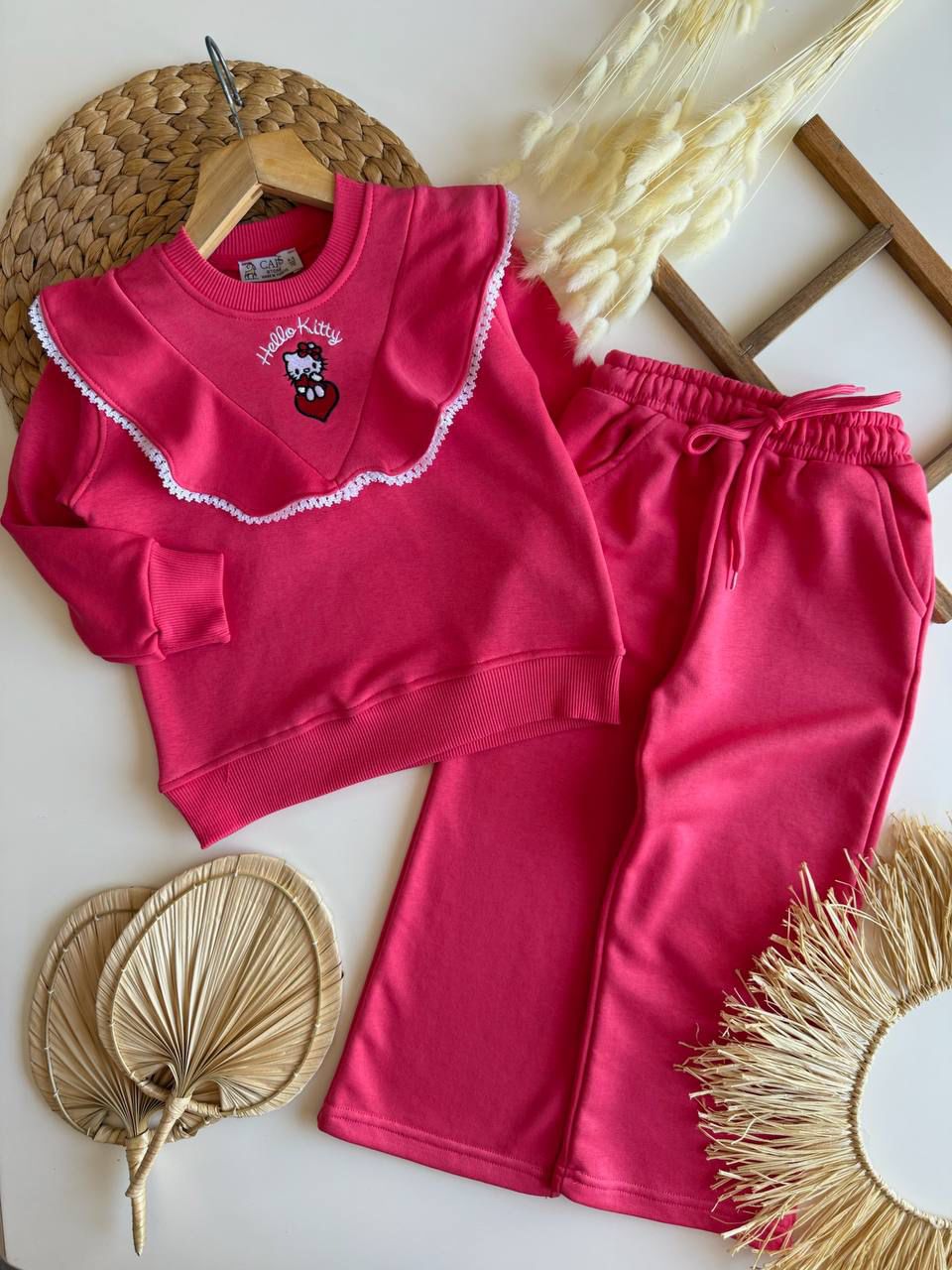Hello Kitty İkili Kız Takım / 3 İplik