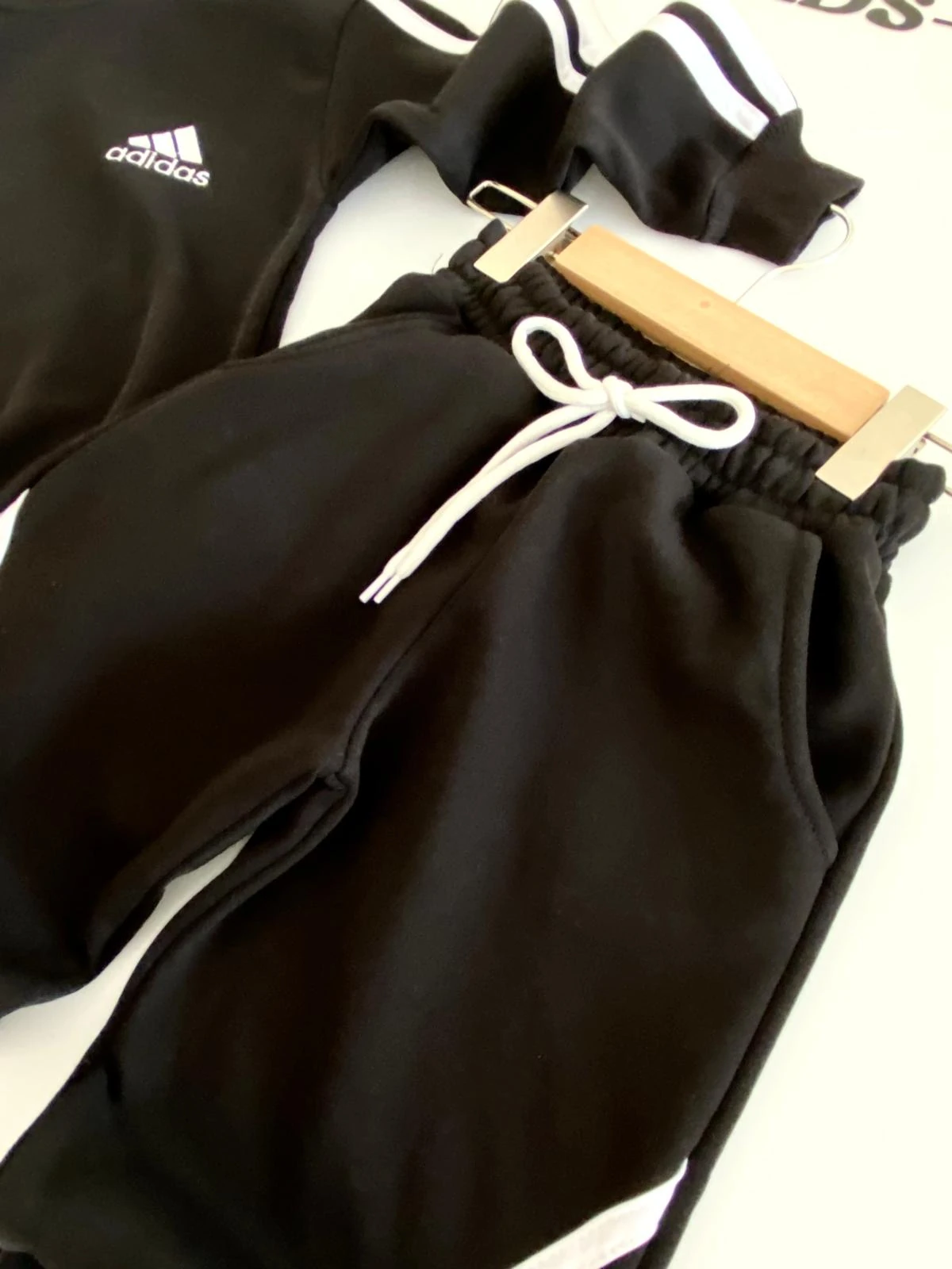 Çizgili Yeni Sezon 3 İplik Şardonlu Takım