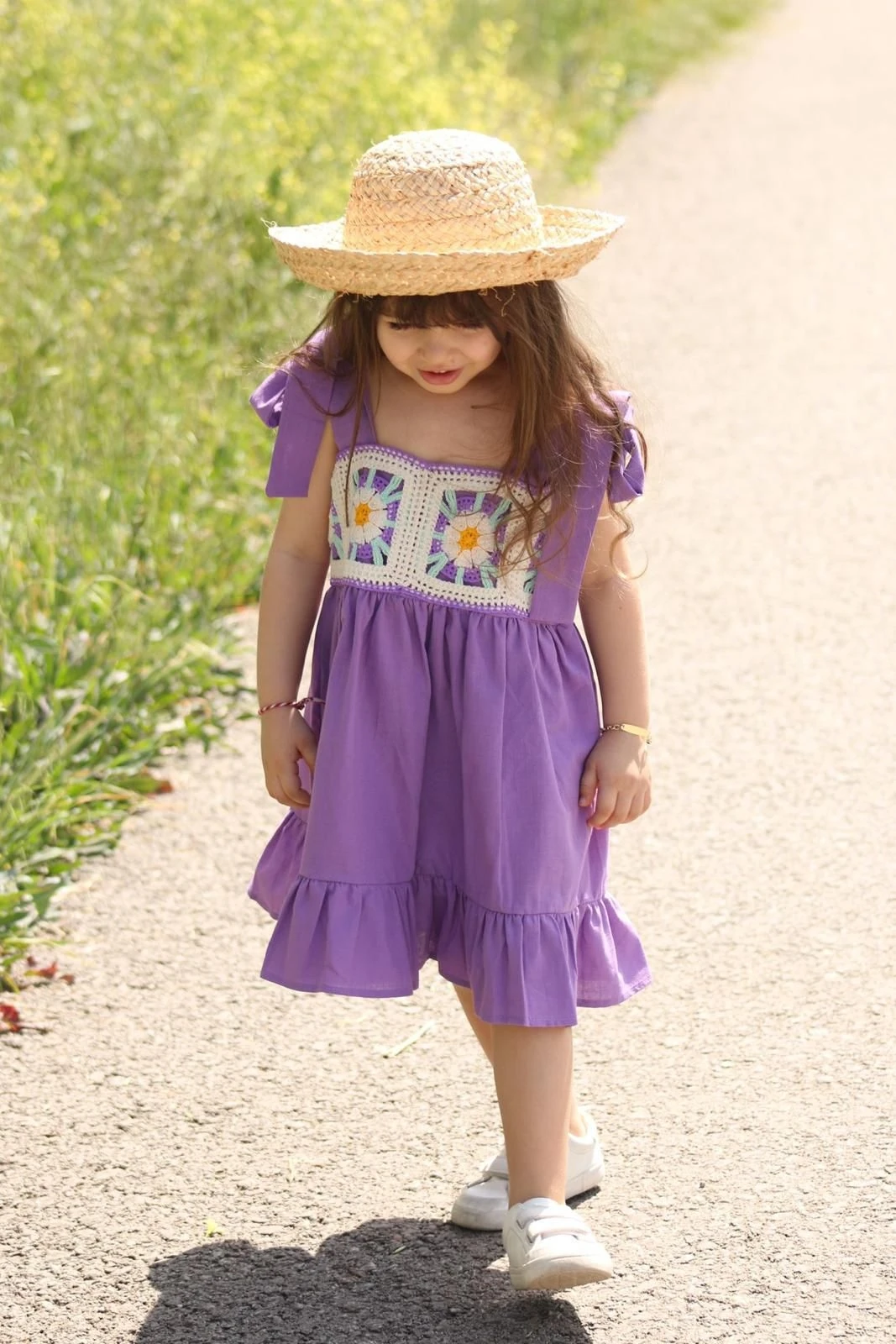 Örgü Detaylı Elbise