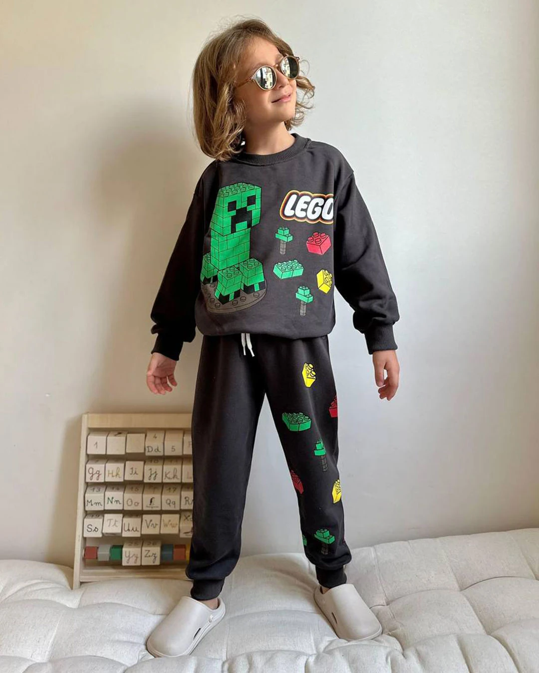 Lego Baskılı 3 İplik Erkek Takım