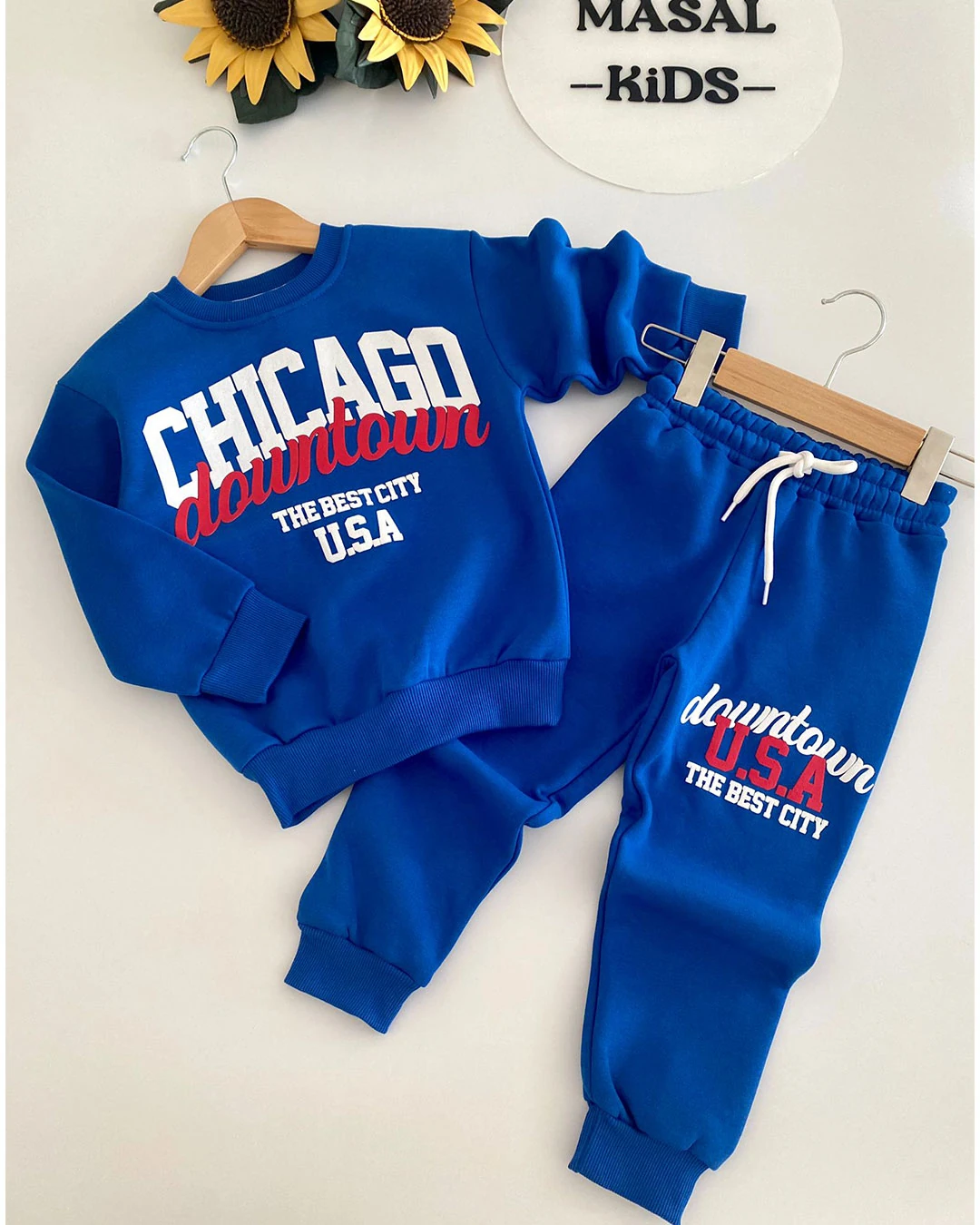 Chicago 3 İp Şardonlu Takım