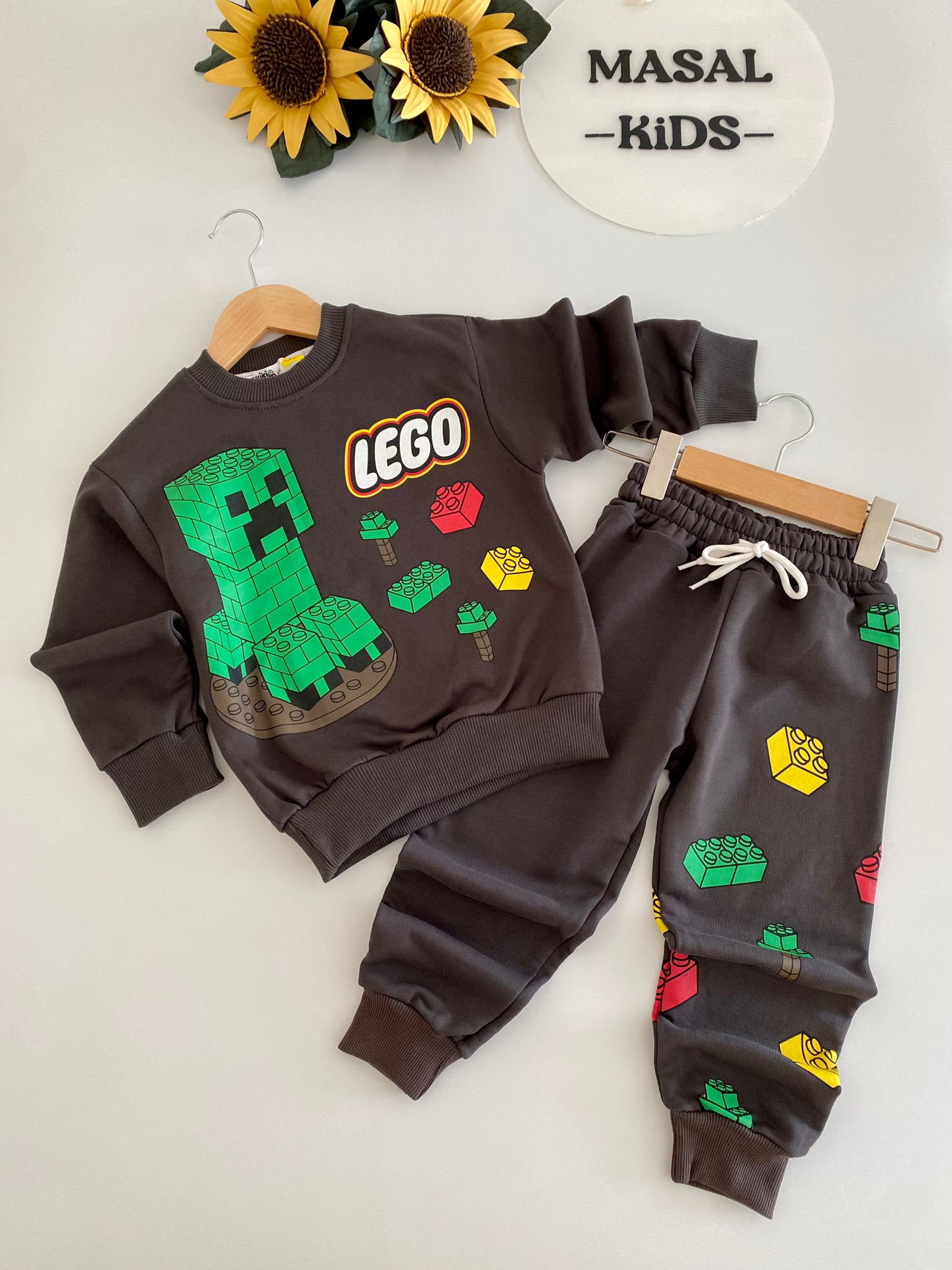 Lego Baskılı 3 İplik Erkek Takım