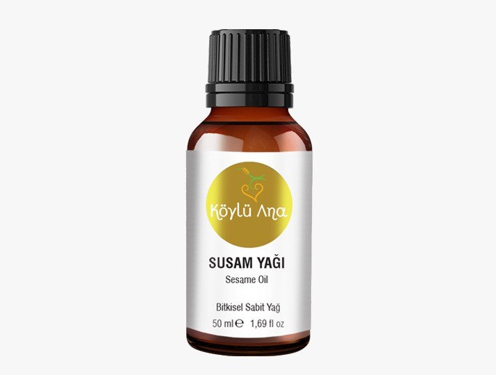 Susam Yağı 50 ml - %100 Saf Soğuk Sıkım Cilt Besleyici Nemlendirici Masaj Yağı