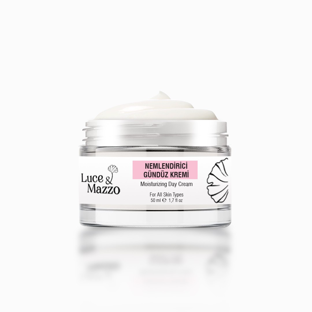 Vitamin Destekli Doğal Nemlendirici Gündüz Kremi 50 ml - Hızlı Emilim ve Derin Nem