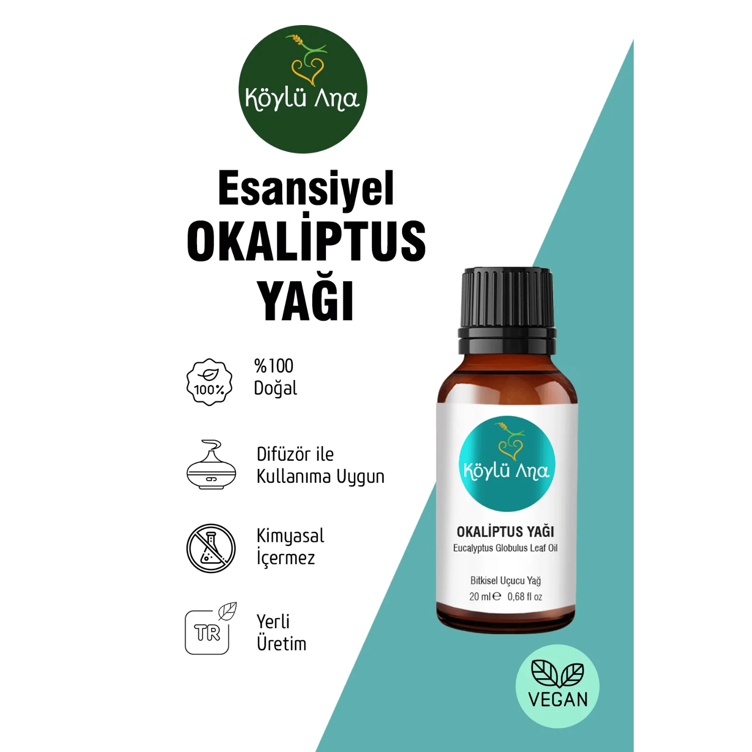  Okaliptus, Nioli, Çay Ağacı Aromatik Yağ Seti - 3'lü Uçucu Seti