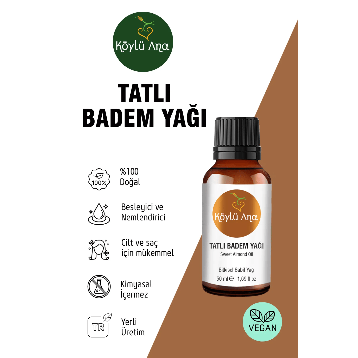   Nane, Tatlı Badem, Susam Aromatik Yağ Seti - Uçucu 3'lü Yağ Seti