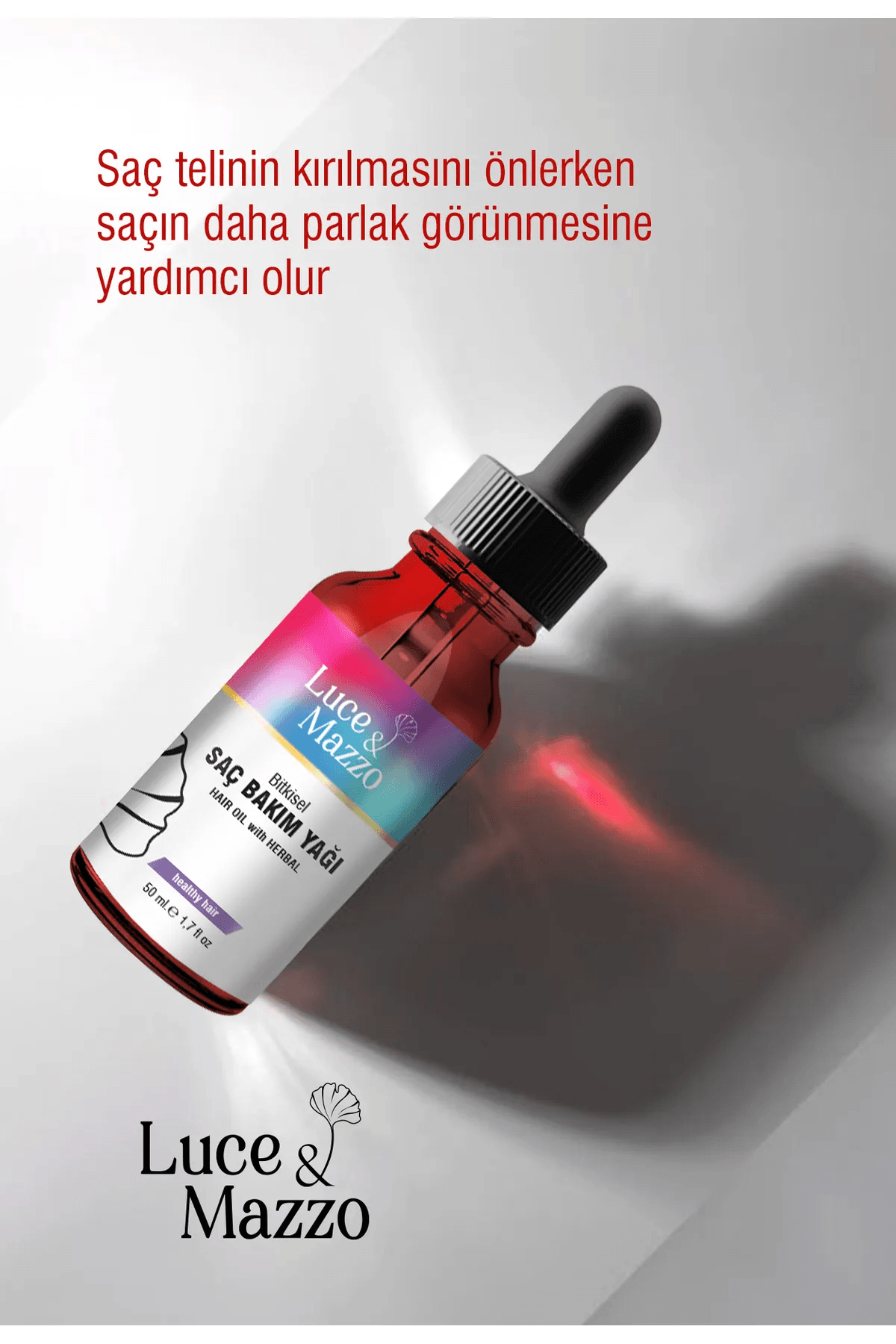 Saç Bakım Yağı 50 ml - 12 Doğal Yağ Ile Güçlü Saçlar Saç Bakım Serumu