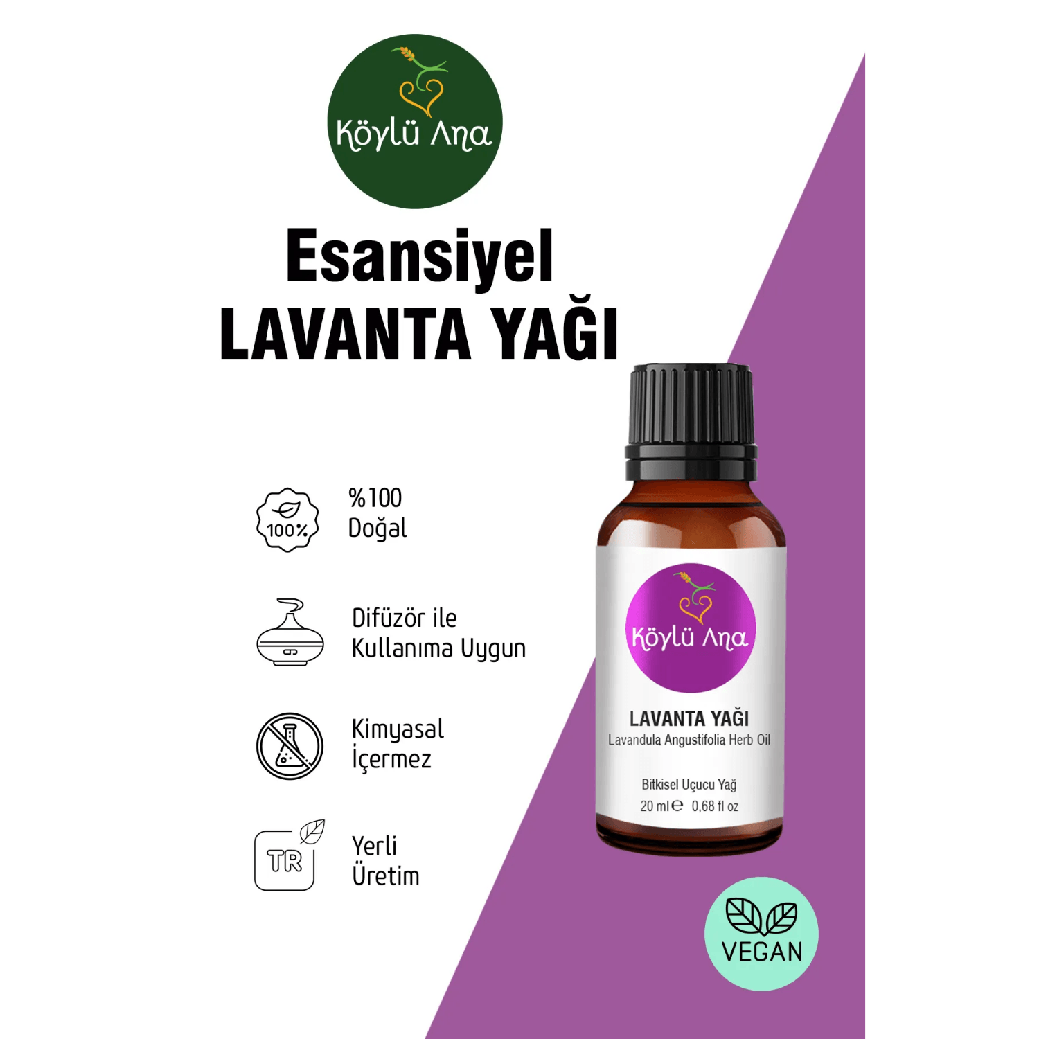 Kekik, Lavanta Aromatik Yağ Seti - Aromatik Uçucu Yağ 2 X 20 ml