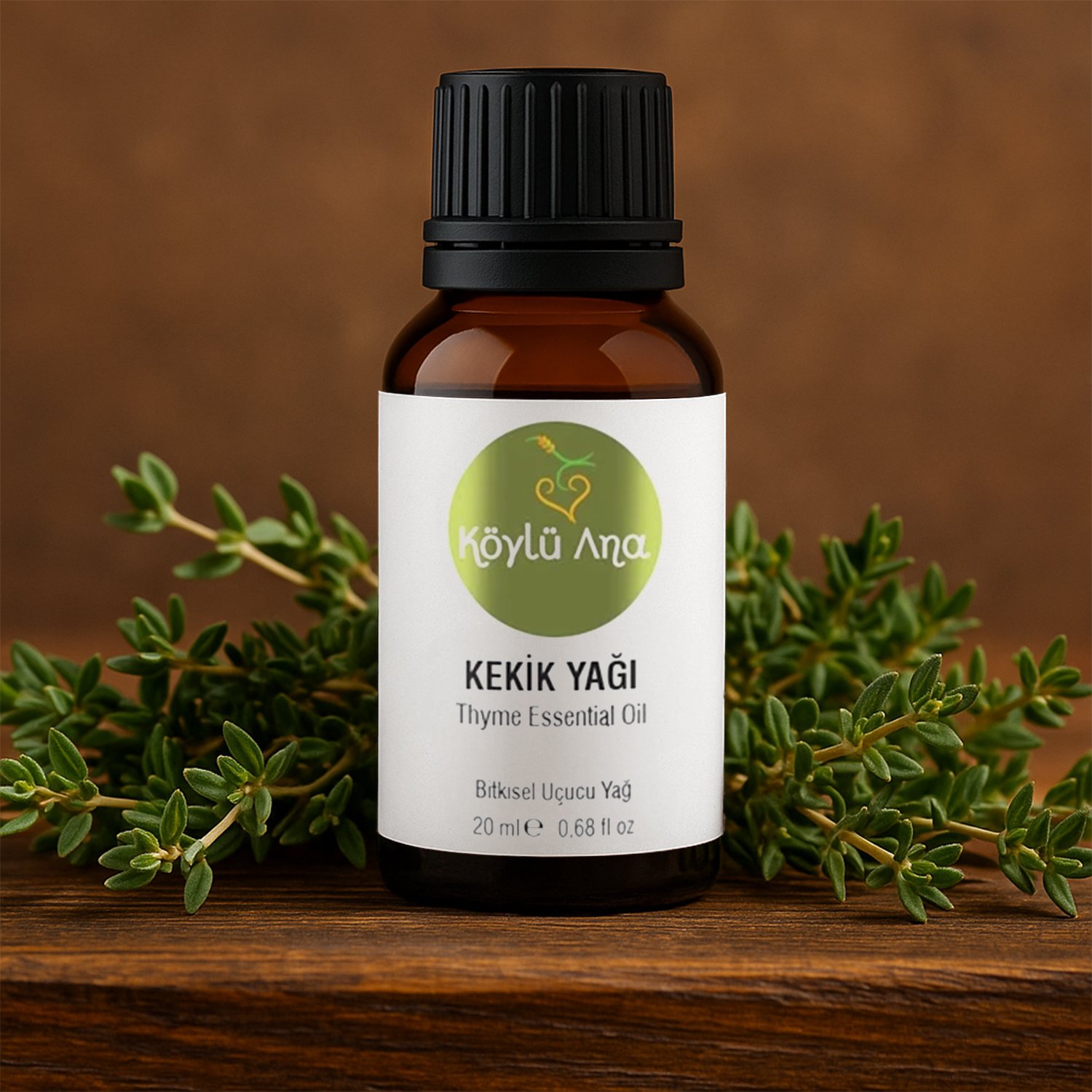 Saf Kekik Yağı 20 ml – Enerji Artırıcı ve Hava Temizleyici Bitkisel Esansiyel Yağ