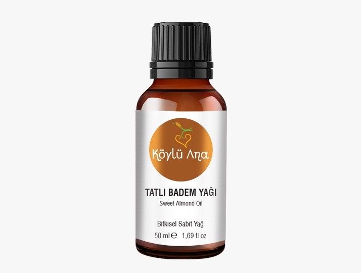 Tatlı Badem Yağı 50 ml - %100 Saf Soğuk Sıkım Cilt Ve Saç Bakımı Için Doğal Nemlendirici