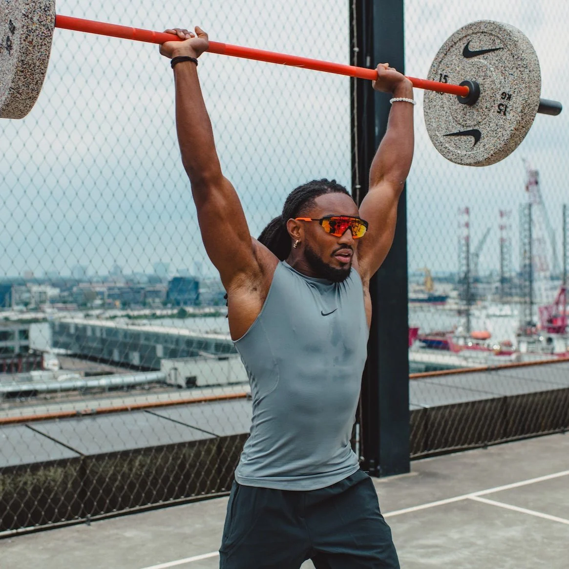 Nike Strength Shield Barbell Turuncu 20kg