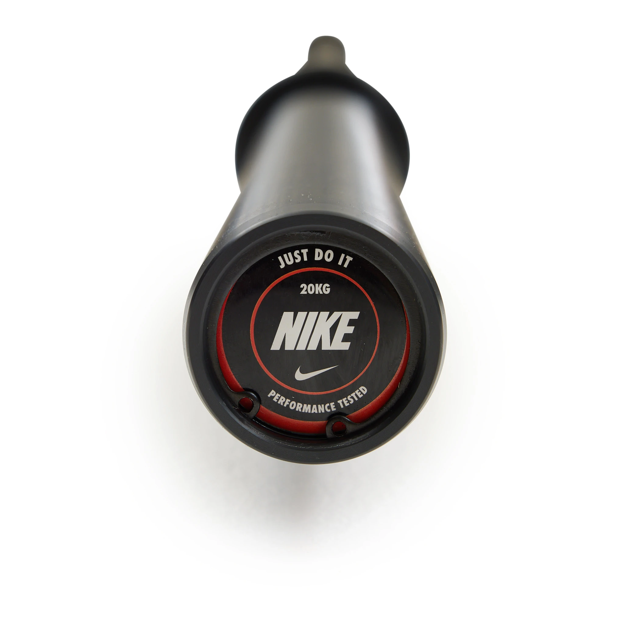 Nike Strength Shield Barbell 20 kg - Black ("Just Do It")