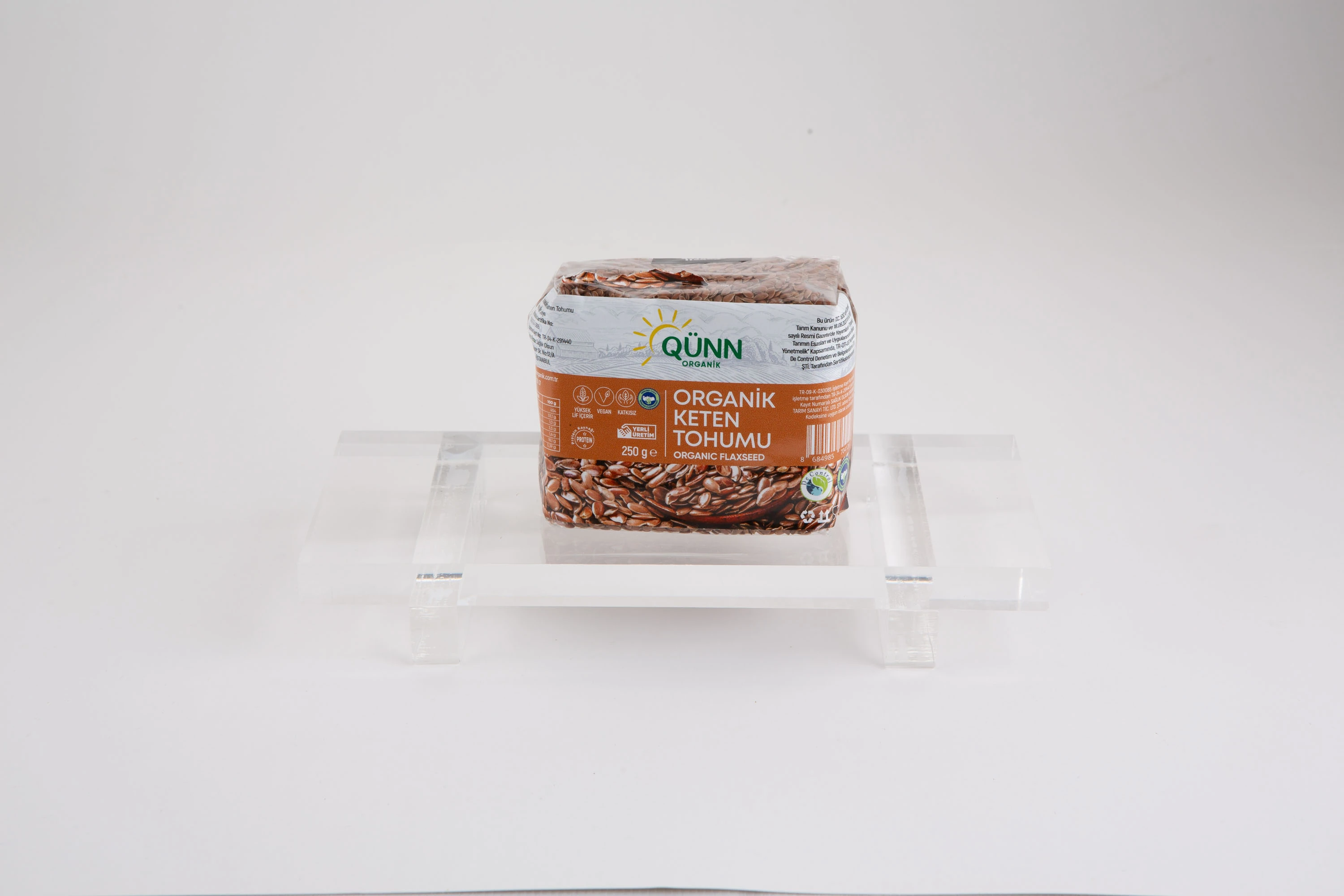 QUNN ORGANİK KETEN TOHUMU 250 gr