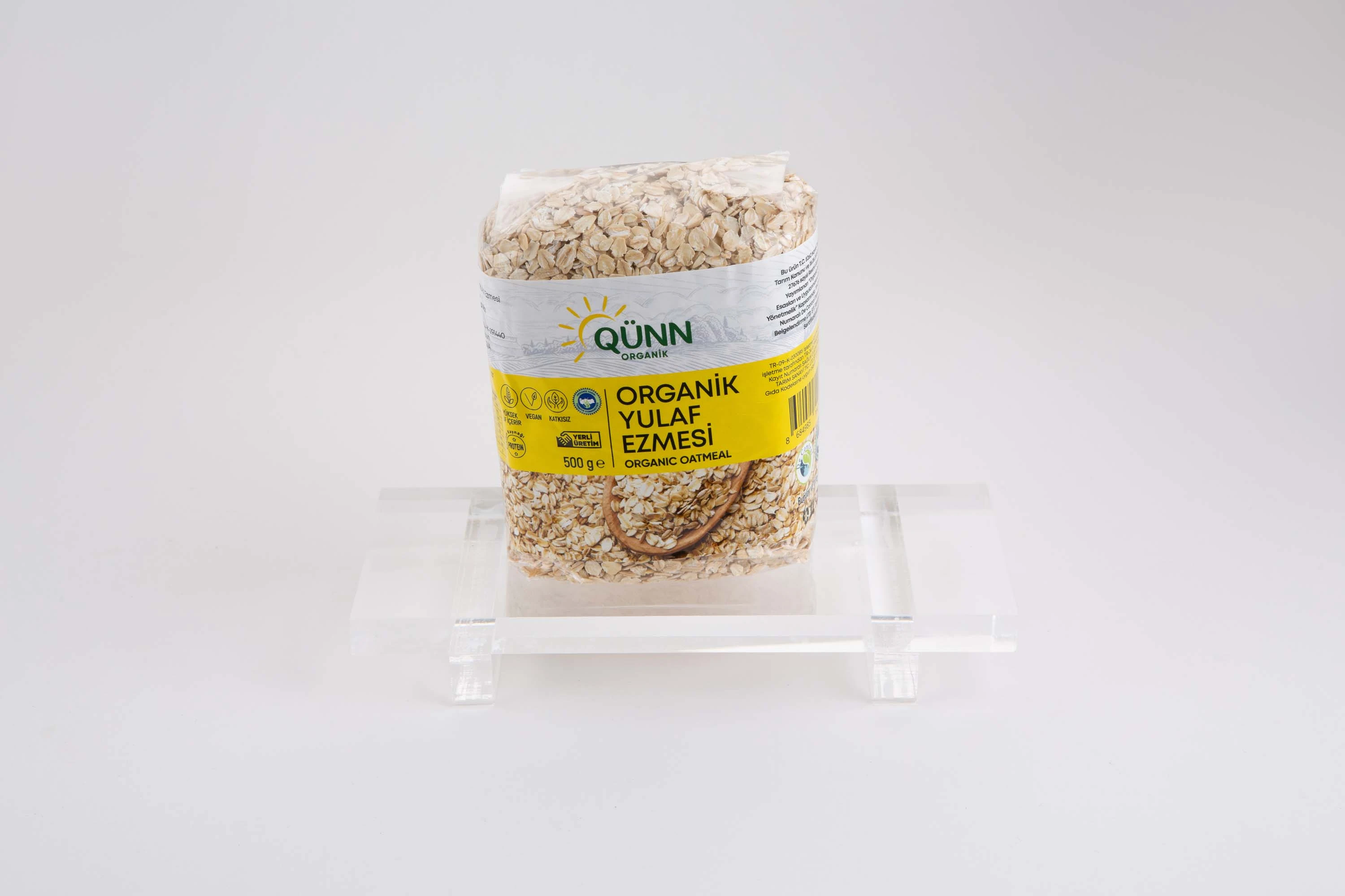 QUNN ORGANİK YULAF EZMESİ 500 gr