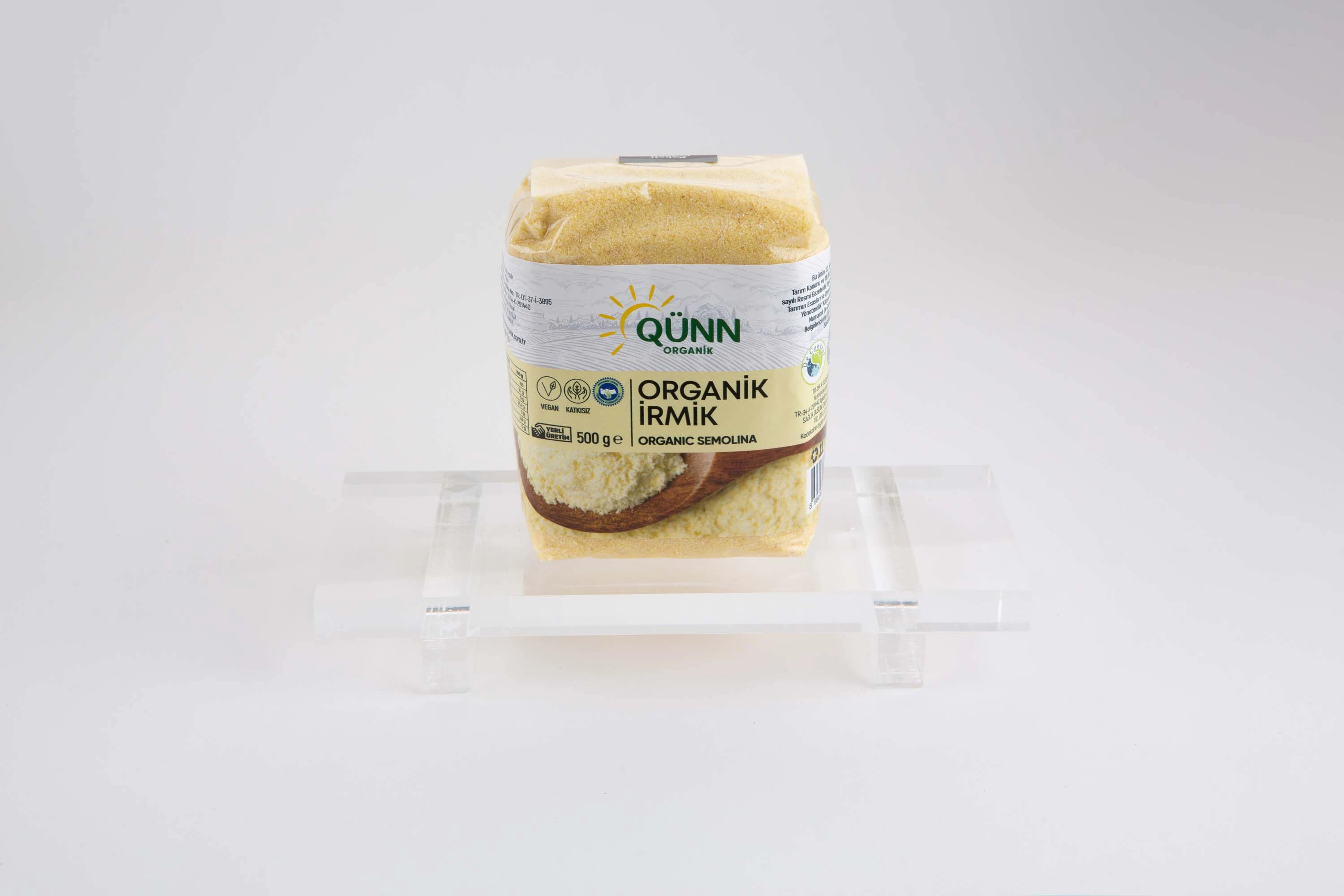 QUNN ORGANİK İRMİK 500 gr