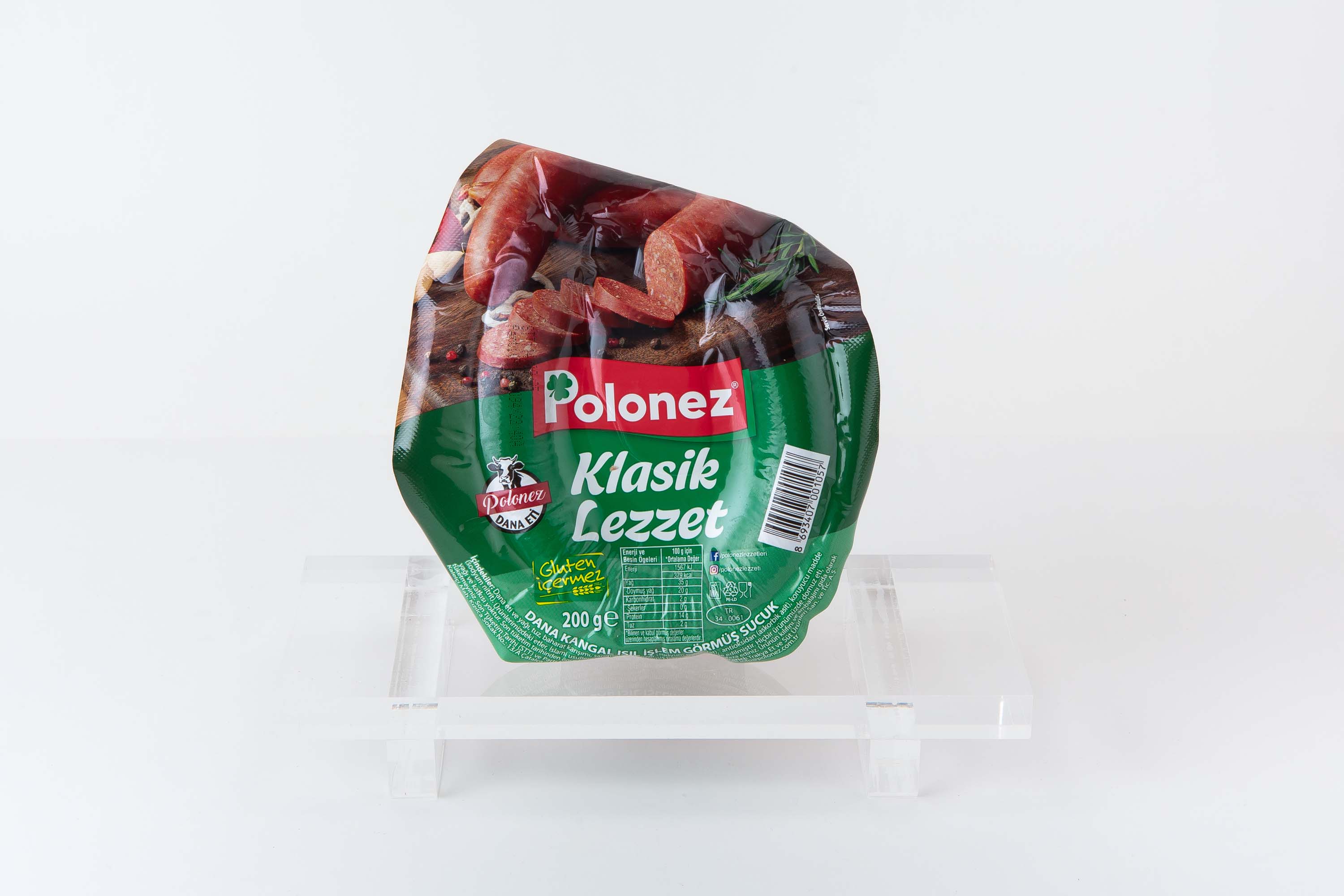 POLONEZ KLASİK LEZZET DANA KANGAL SUCUK 200 gr
