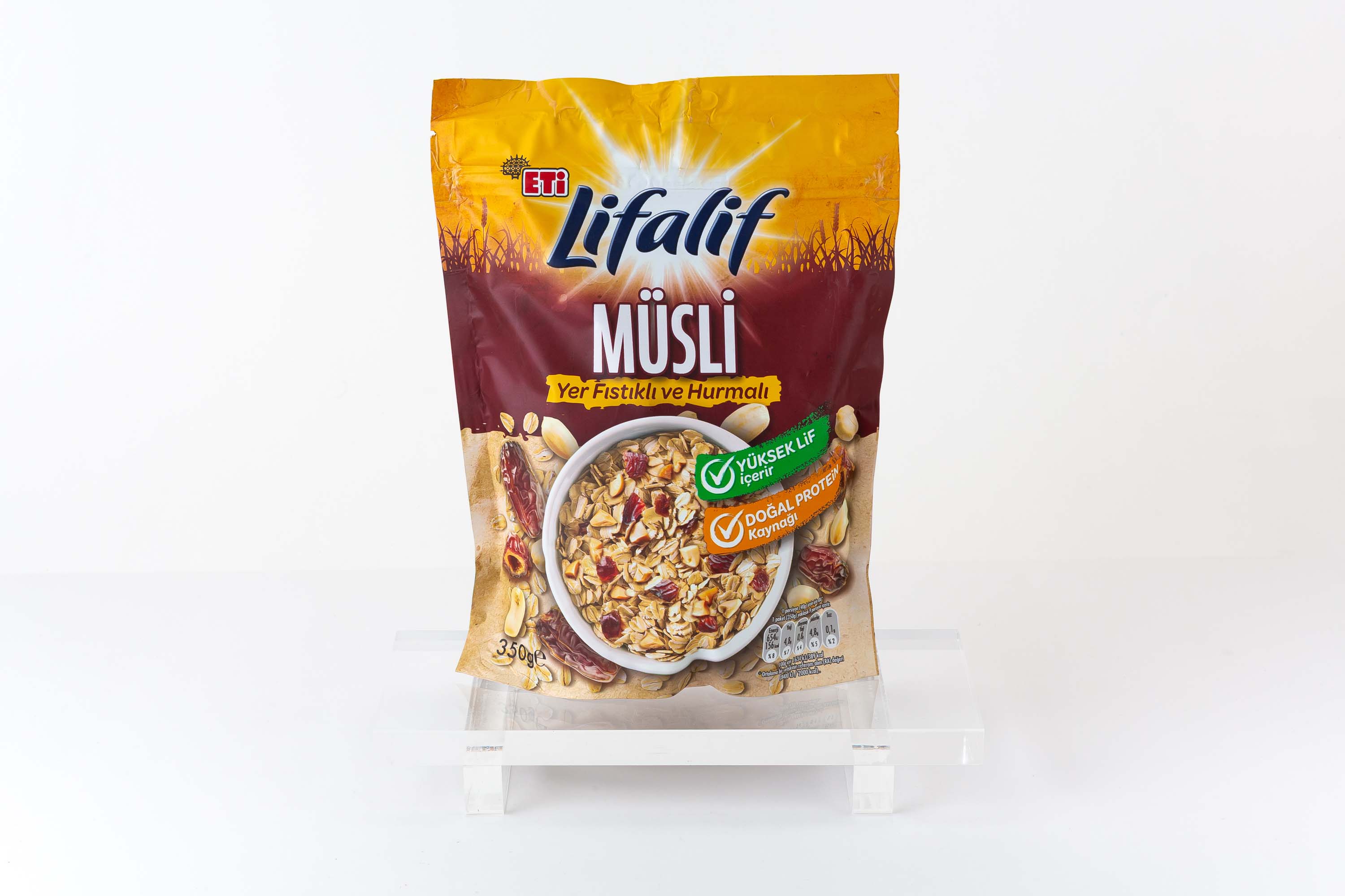 ETİ LİFALİF YER FISTIKLI VE HURMALI MÜSLİ 350 gr