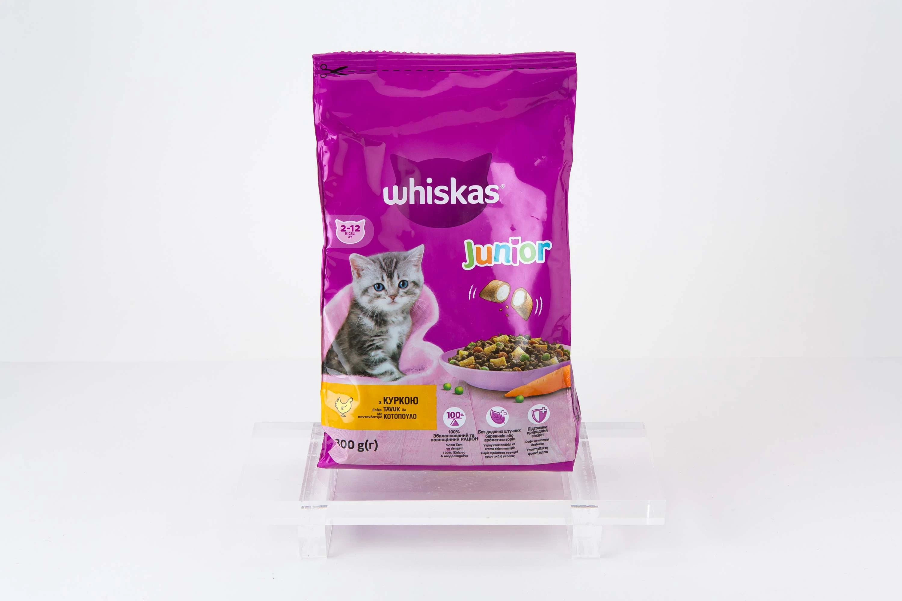 WHISKAS JUNIOR TAVUKLU YAVRU KEDİ MAMASI 300 gr
