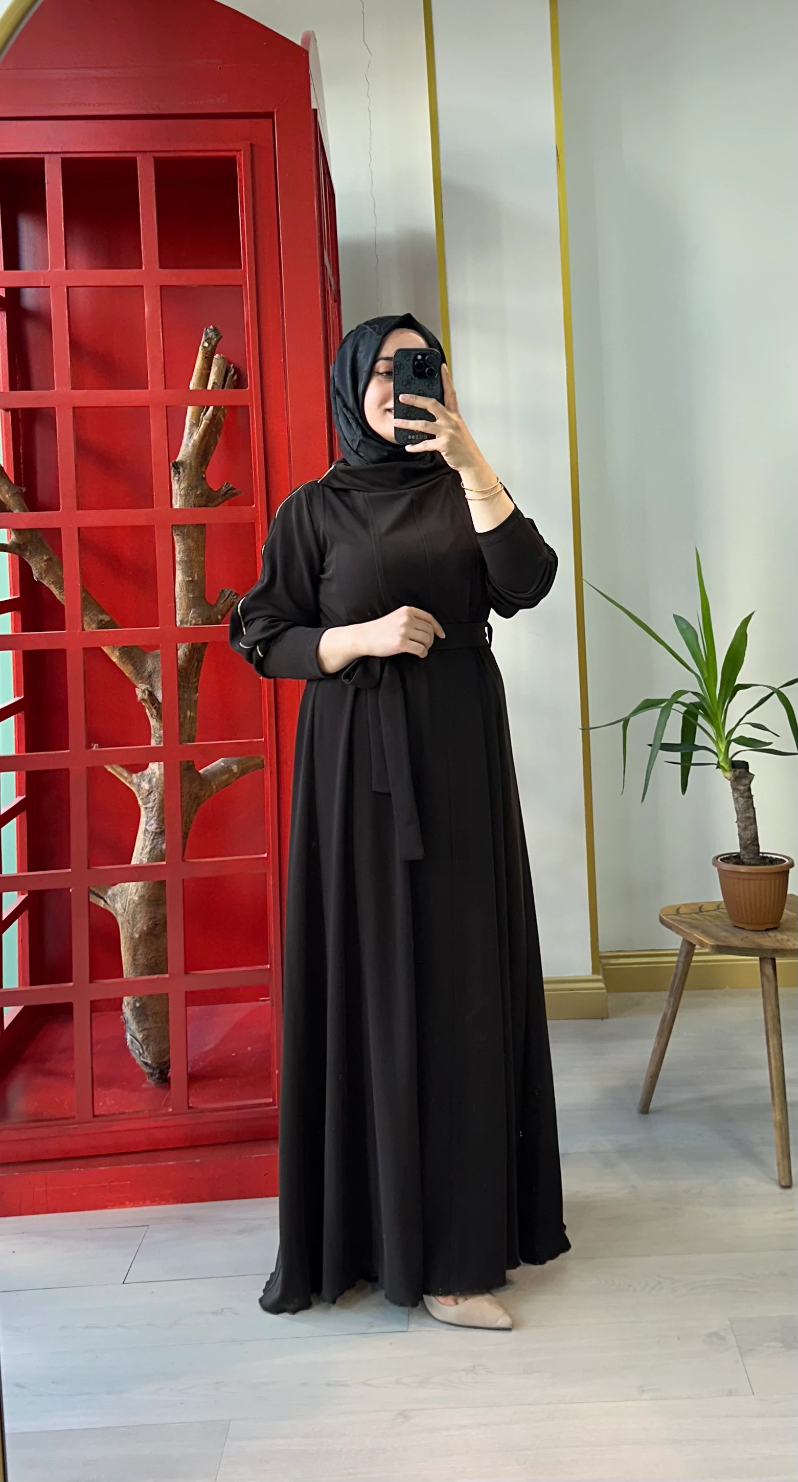 MİSSWHENCE 38803 FERMUAR DETAYLI ELBİSE 