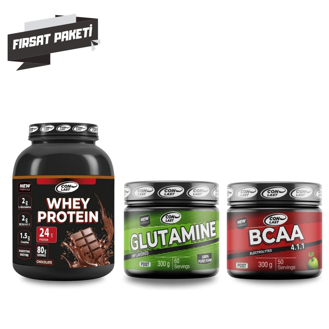 Whey Protein & Glutamine & BCAA Fırsat Paketi