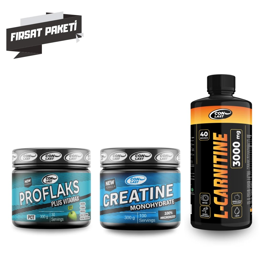 Proflaks & Creatine & L-Carnitine Üçlü Fırsat Paketi
