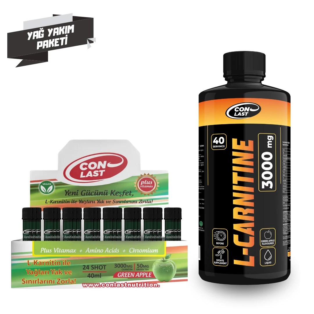 Yağ Yakım Paketi (L-Carnitine 1 Lt. & 24'lü Şase)