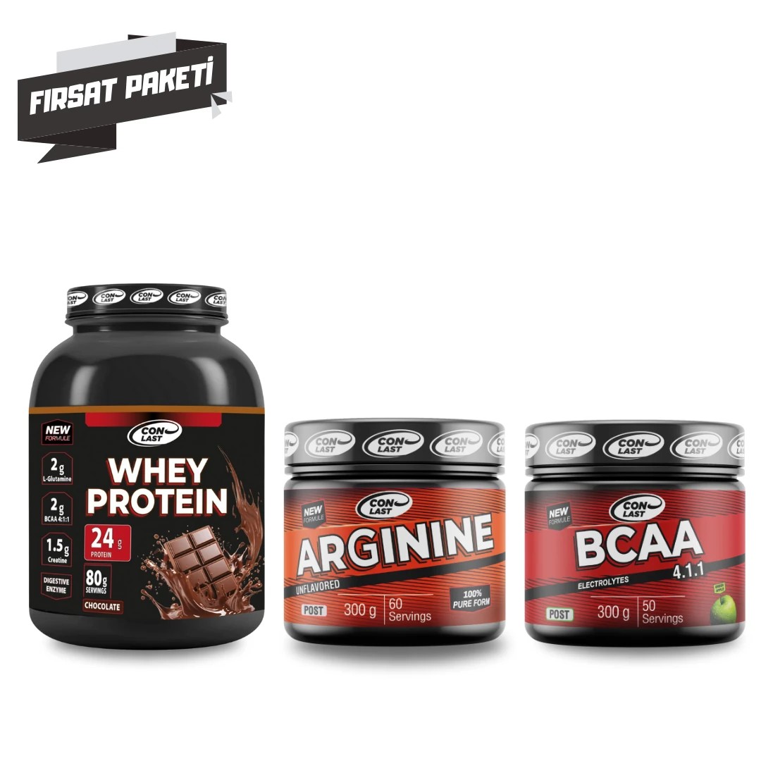 Whey Protein & Arginine & BCAA Fırsat Paketi