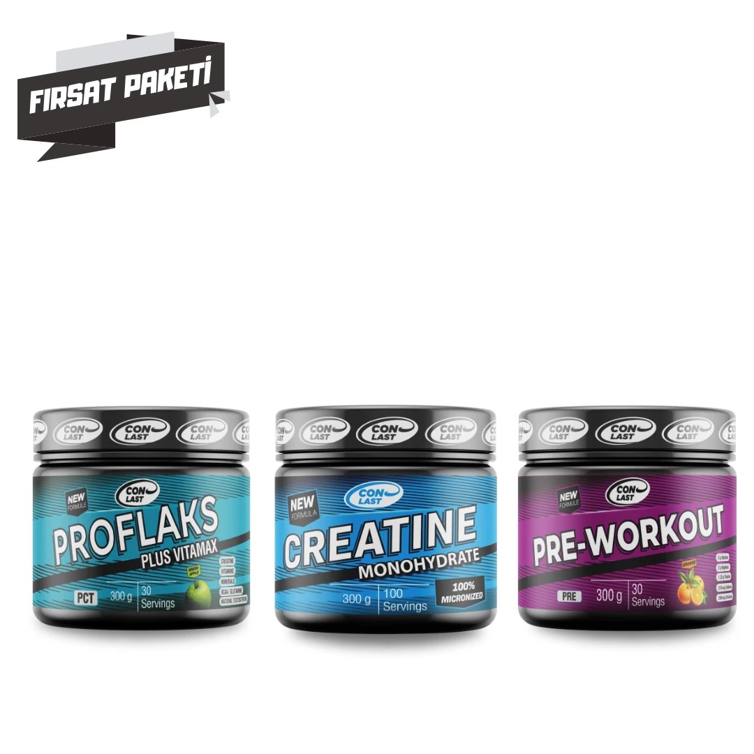 Proflaks & Creatine & Pre-Workout Üçlü Fırsat Paketi
