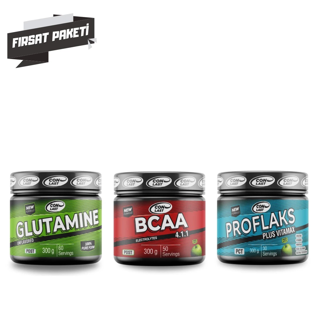 Glutamine & BCAA & Proflaks Üçlü Fırsat Paketi
