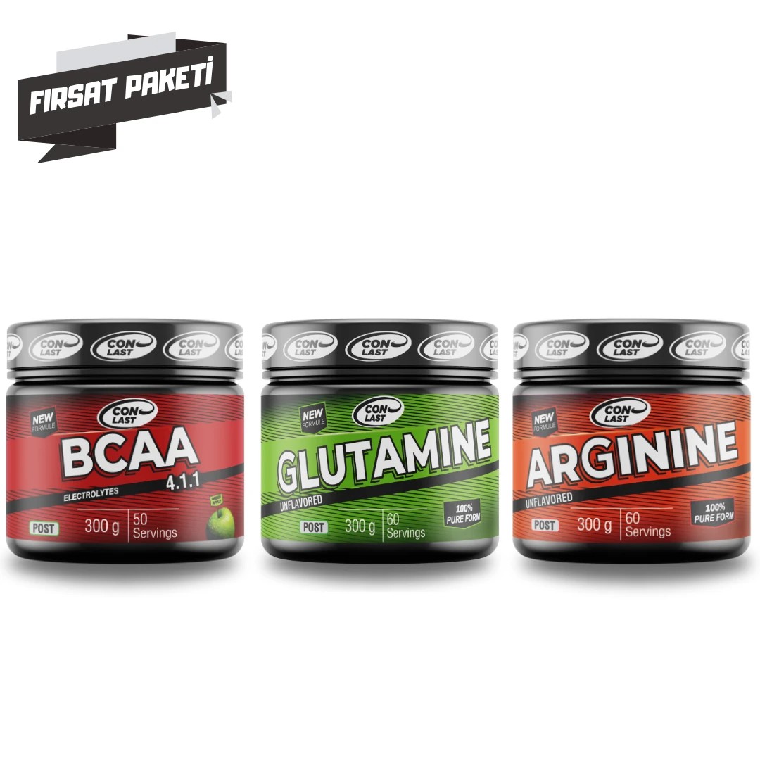 BCAA & Glutamine & Arginine Üçlü Fırsat Paketi