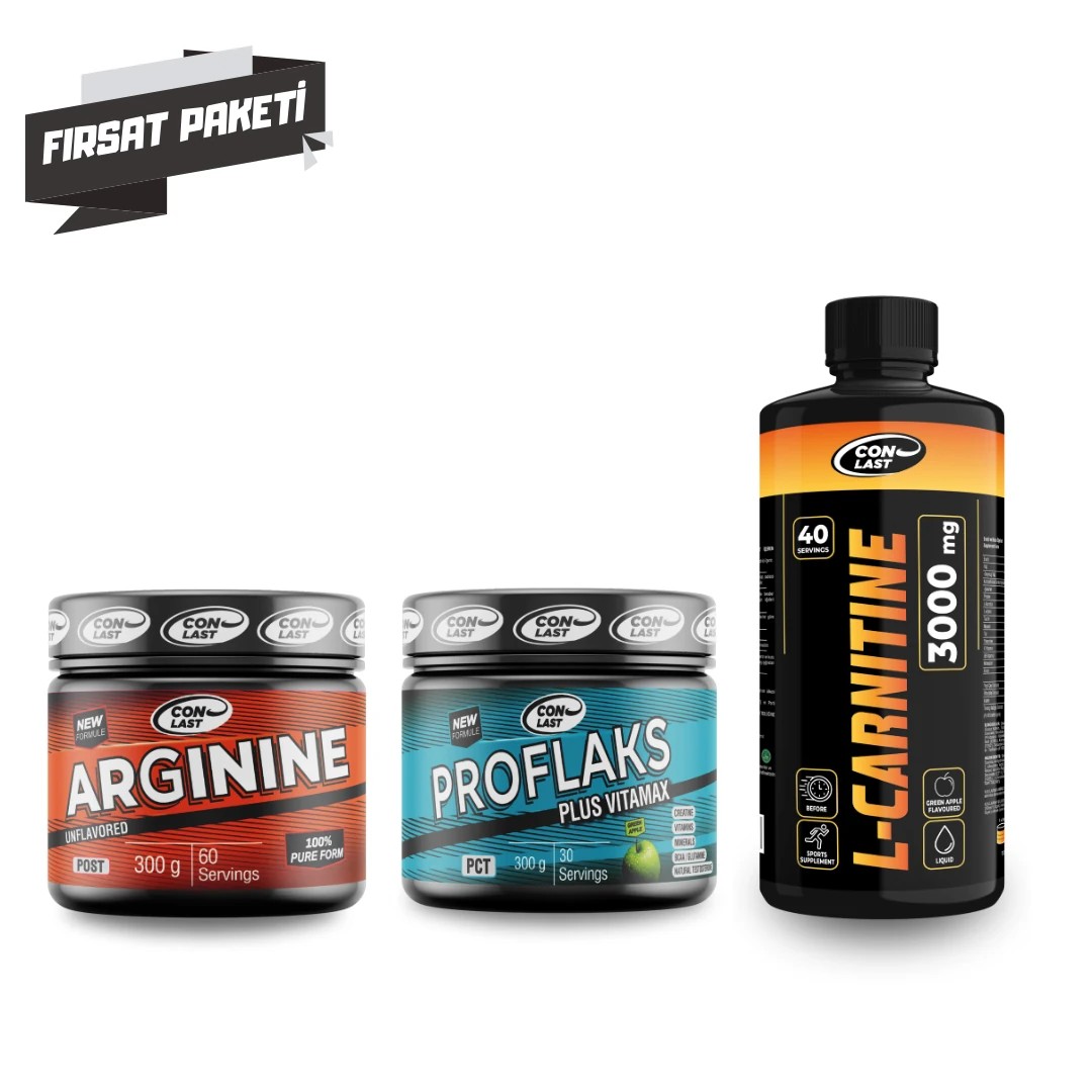 Arginine & Proflaks & L-Carnitine Üçlü Fırsat Paketi