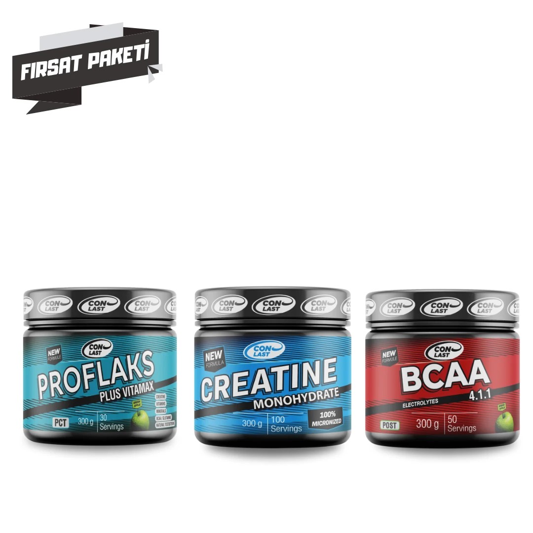Proflaks & Creatine & BCAA Üçlü Fırsat Paketi