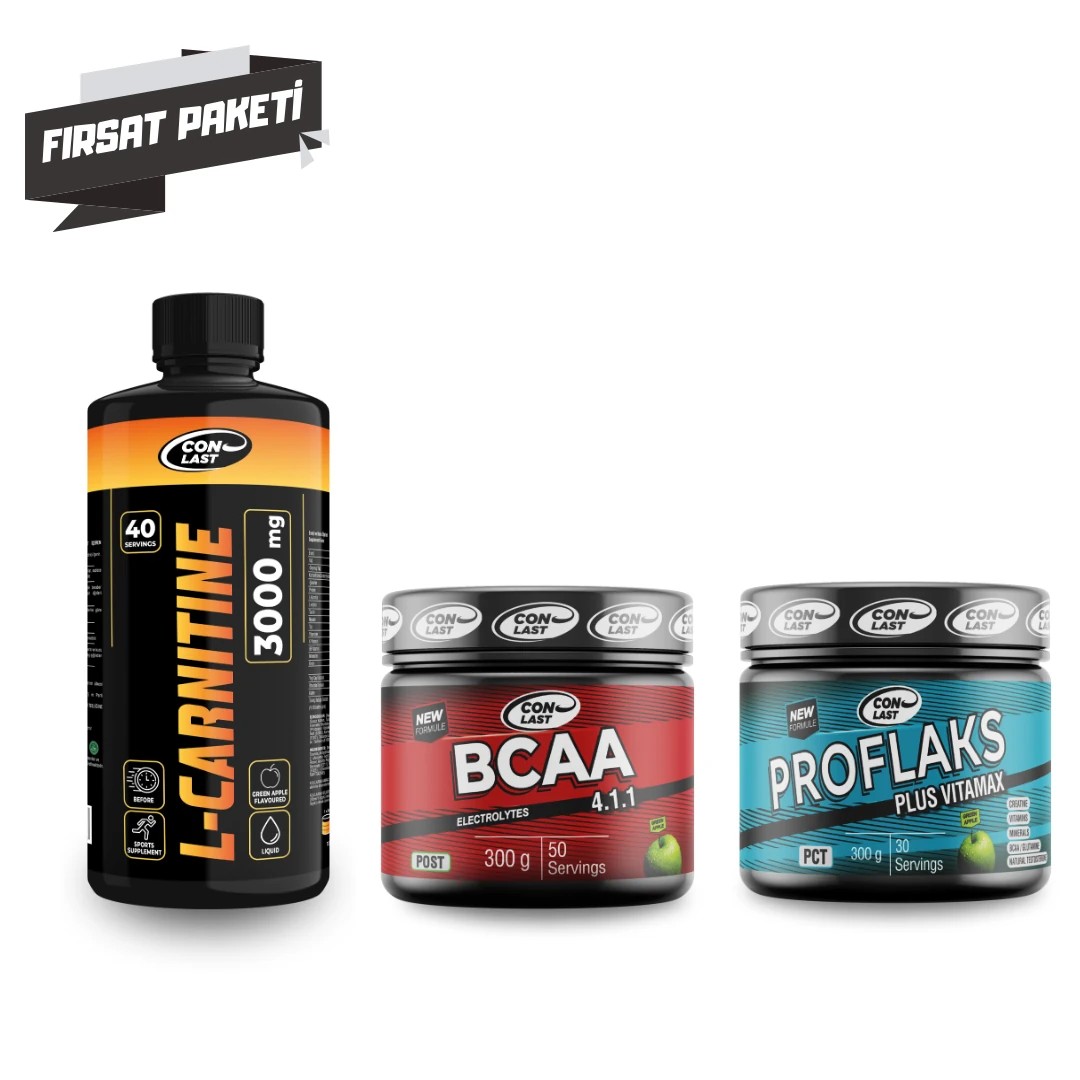 L-Carnitine & BCAA & Proflaks Üçlü Fırsat Paketi