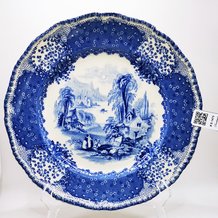 Royal Doulton Blue Wall Plate - Classic and Timeless Decorative Piece