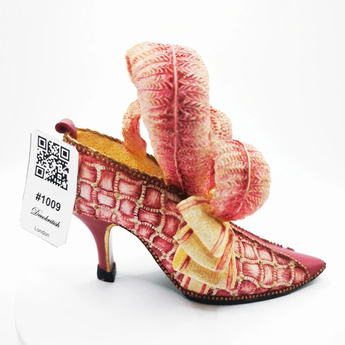 Willow Hall Age of Elegance Shoe "Feathers & Frills"