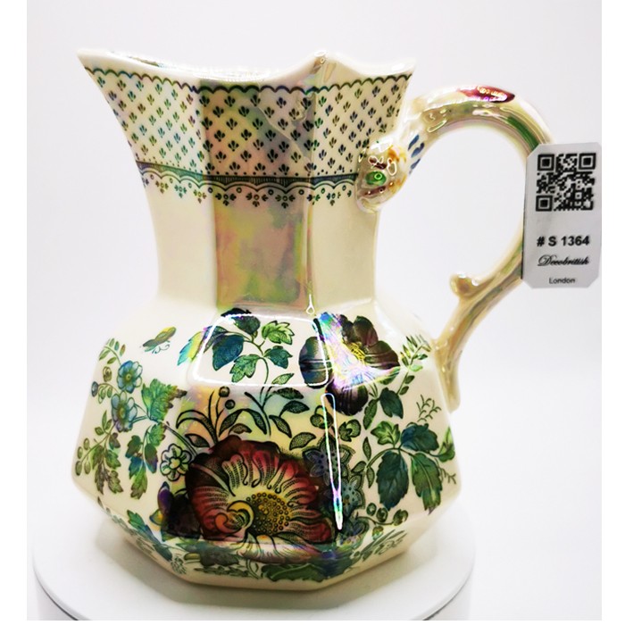Mason's Paynsley Green Multi-Colored Small Jug - Bring the Joy of English Country Gardens to Your Home!