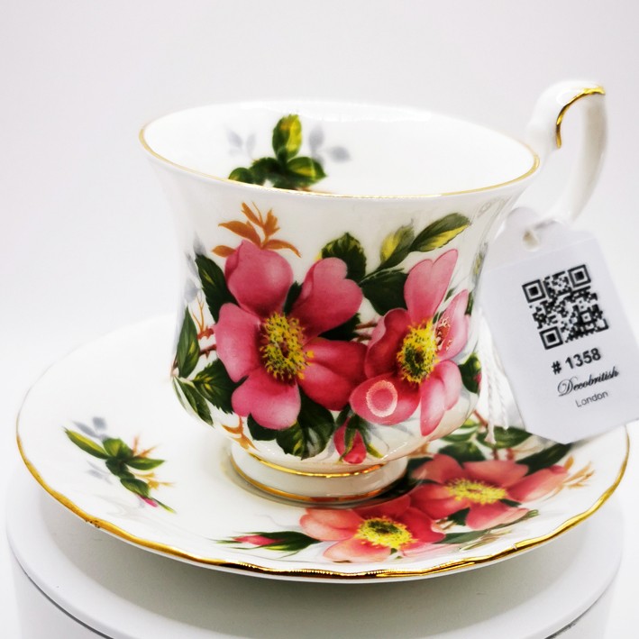 Royal Albert Prairie Rose Double Coffee Cup – The Perfect Blend of Elegance and Comfort