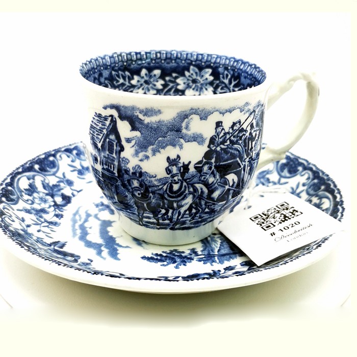 Royal Tudor Ware Cup - Coaching Taverns 1828 Pattern Coffee Cup